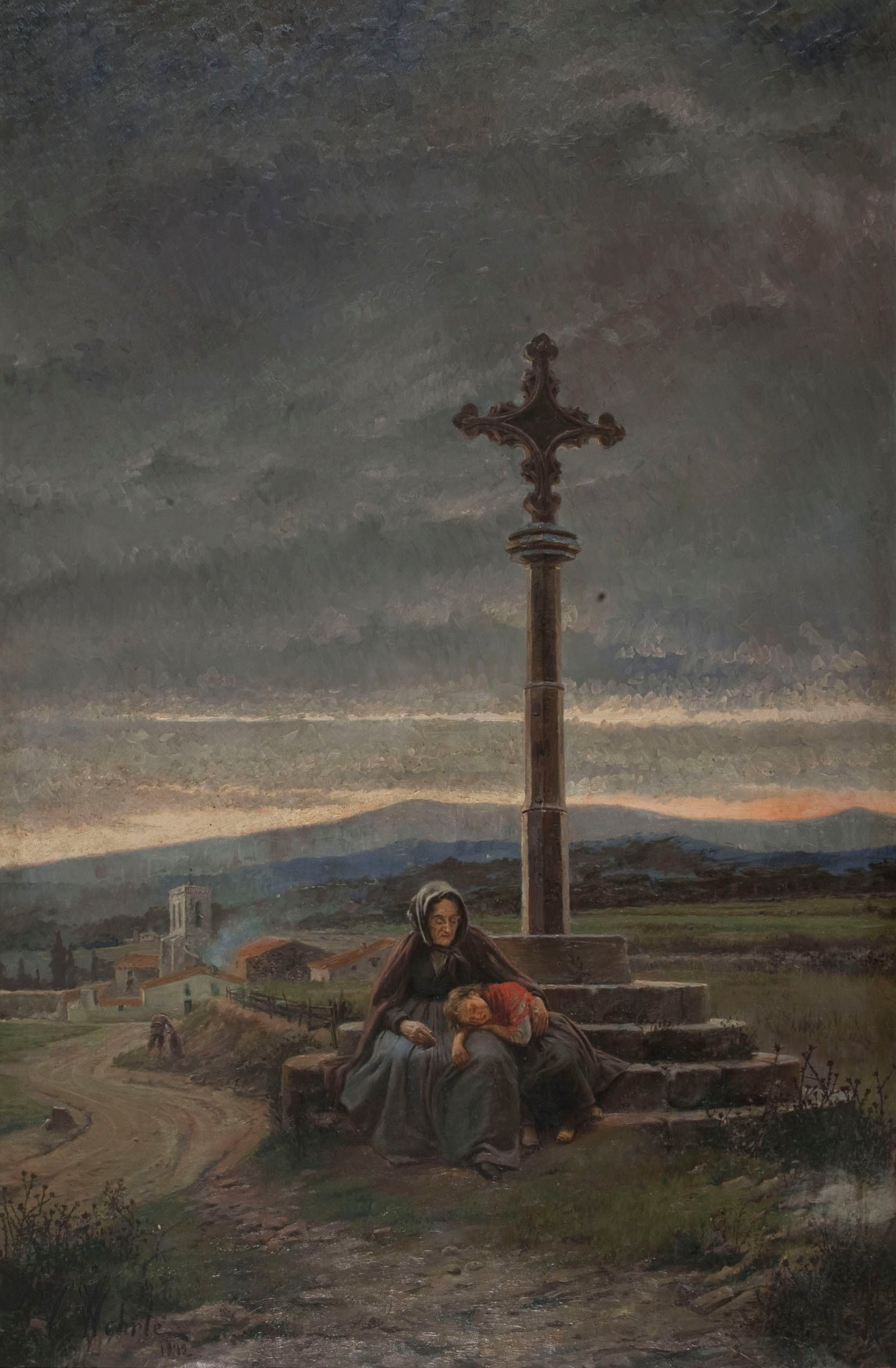 image for: Victor Wehrle Anfruns - Descans en la creu - 1892