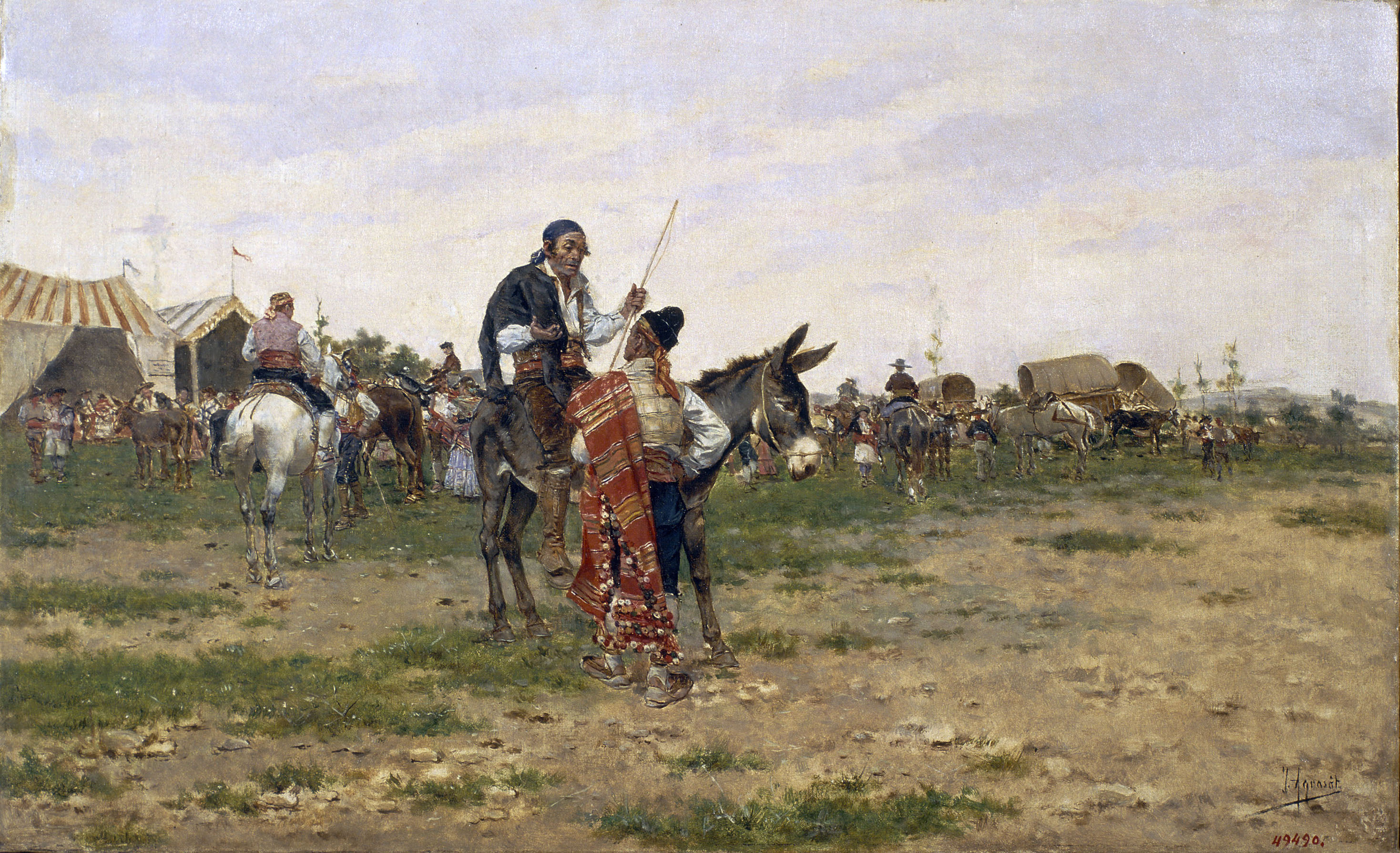 image for: Joaquim Agrassot - A la fira - Cap a 1898