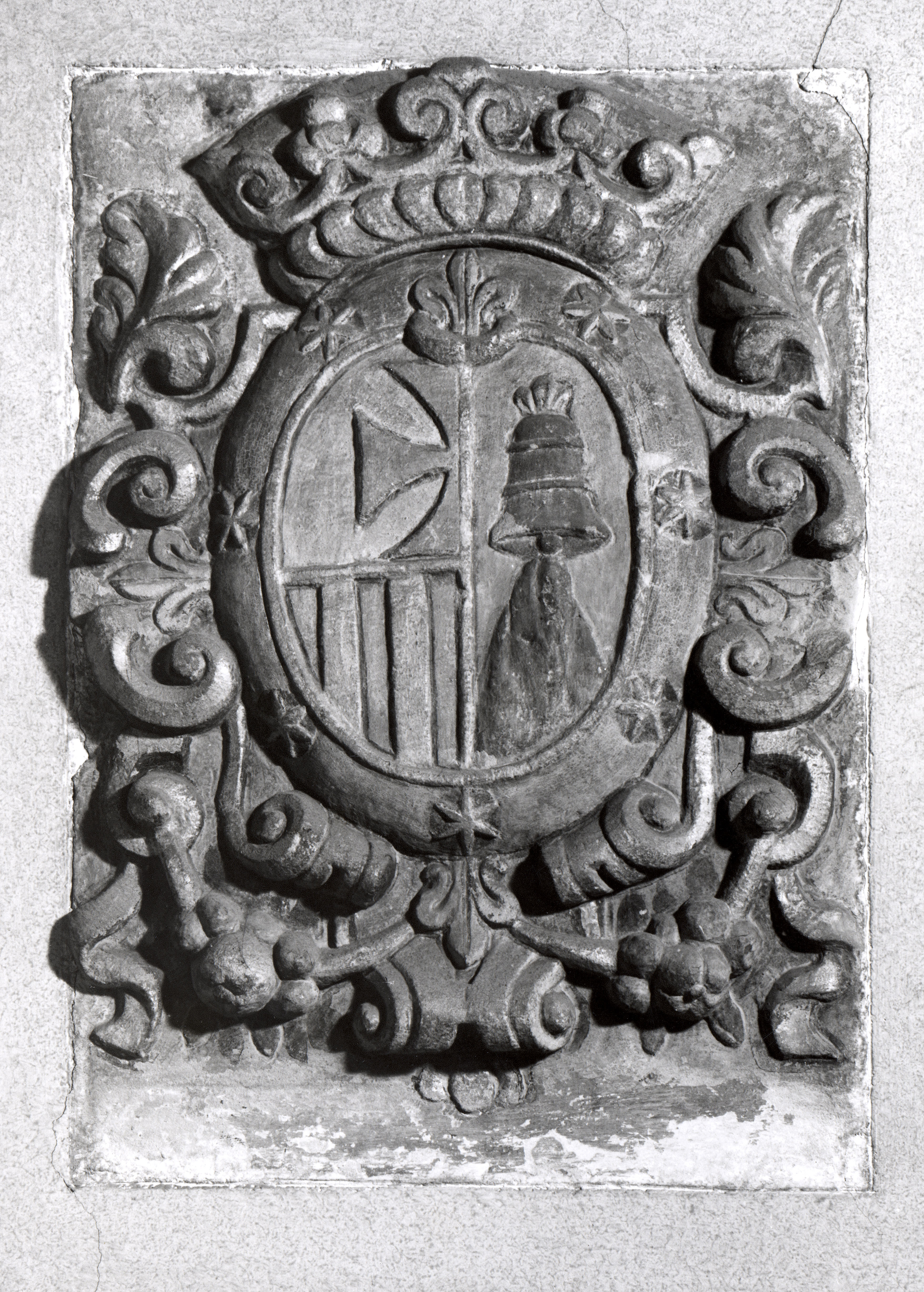 image for: Anònim. Catalunya - Escut mercedari de fra Josep Sanchis i Ferrandis - Entre 1664-1694