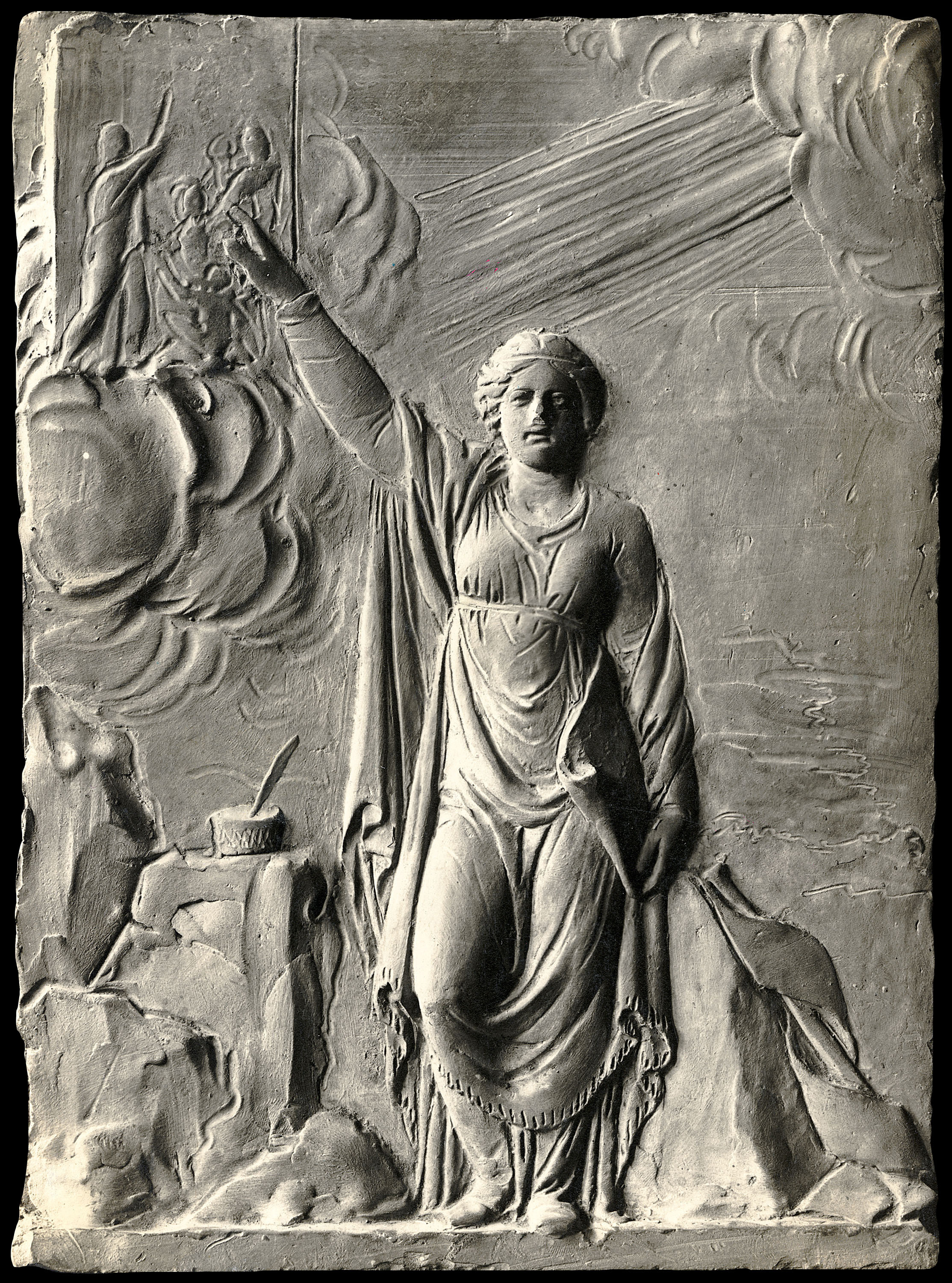 image for: Damià Campeny - La Fama escrivint la història de Crist: Jesús predicant - Cap a 1816