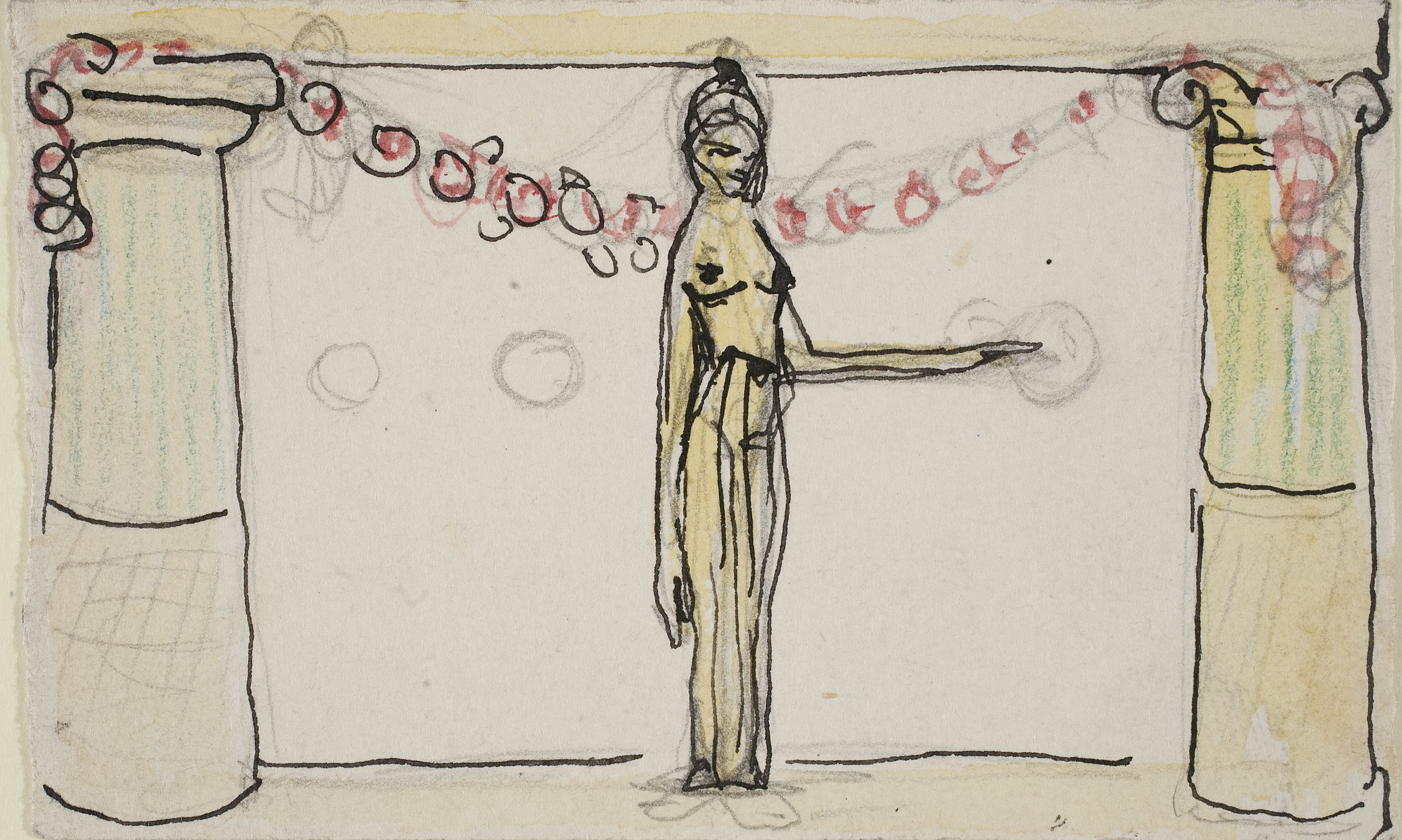 image for: Ismael Smith - Dona i columnes - Cap a 1908-1924