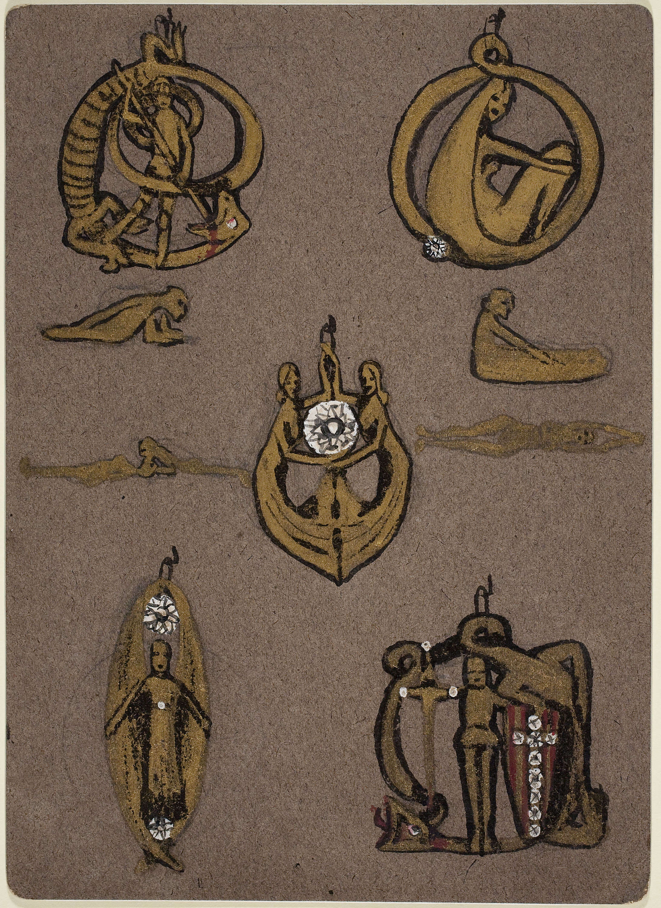 image for: Ismael Smith - Projecte de penjolls i agulles de pit - Cap a 1905-1907