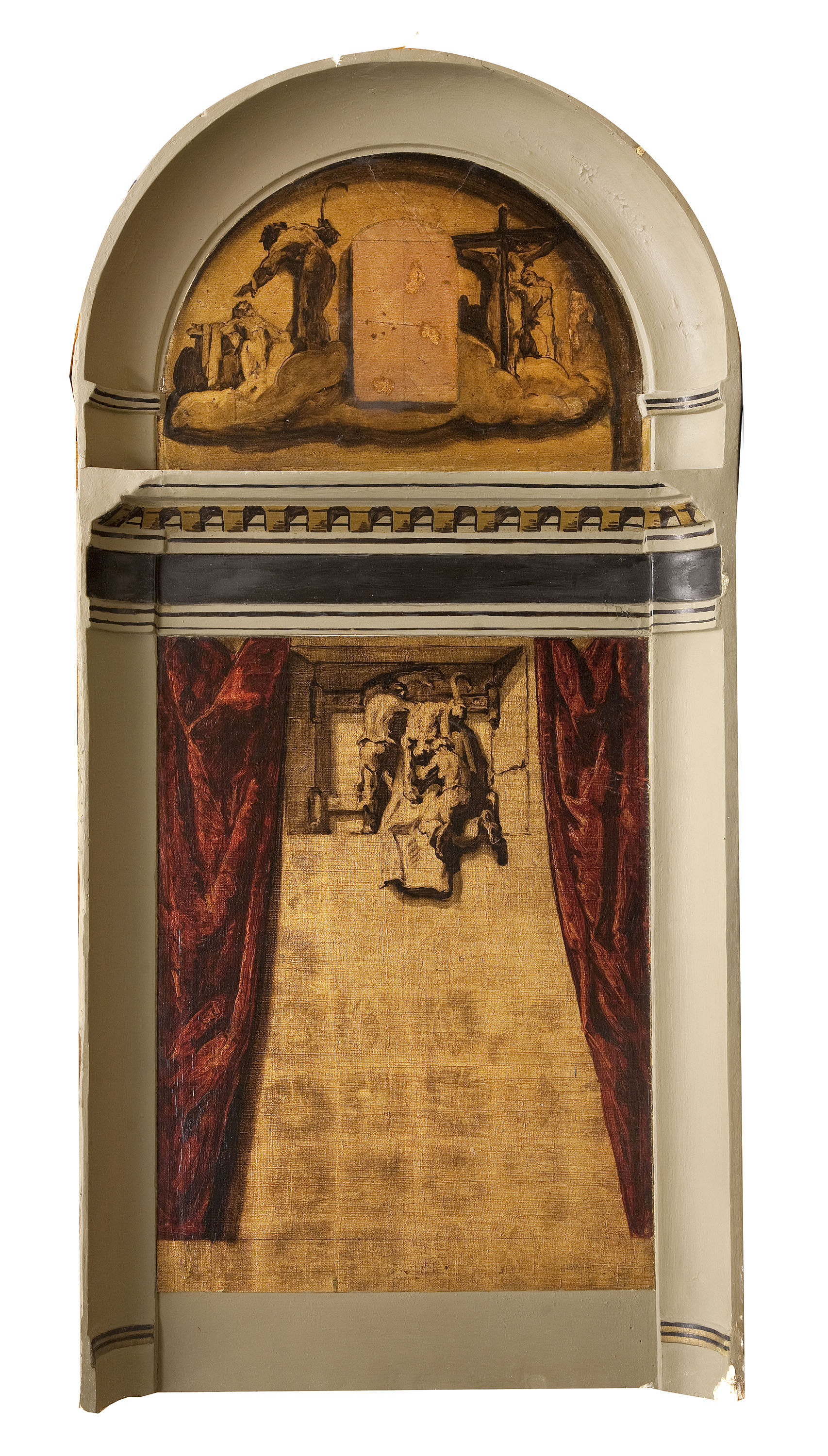 image for: Josep Maria Sert - La dansa de la mort. Fragment del creuer de la darrera decoració de la catedral de Vic - 1939-1945