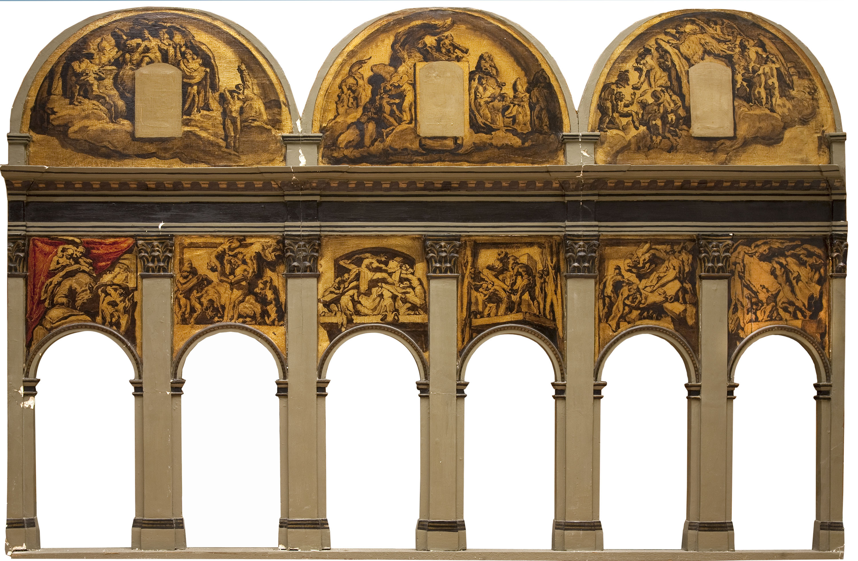 image for: Josep Maria Sert - «La dansa de la mort». Nau de l&#039;Evangeli de la darrera decoració de la catedral de Vic - 1939-1945
