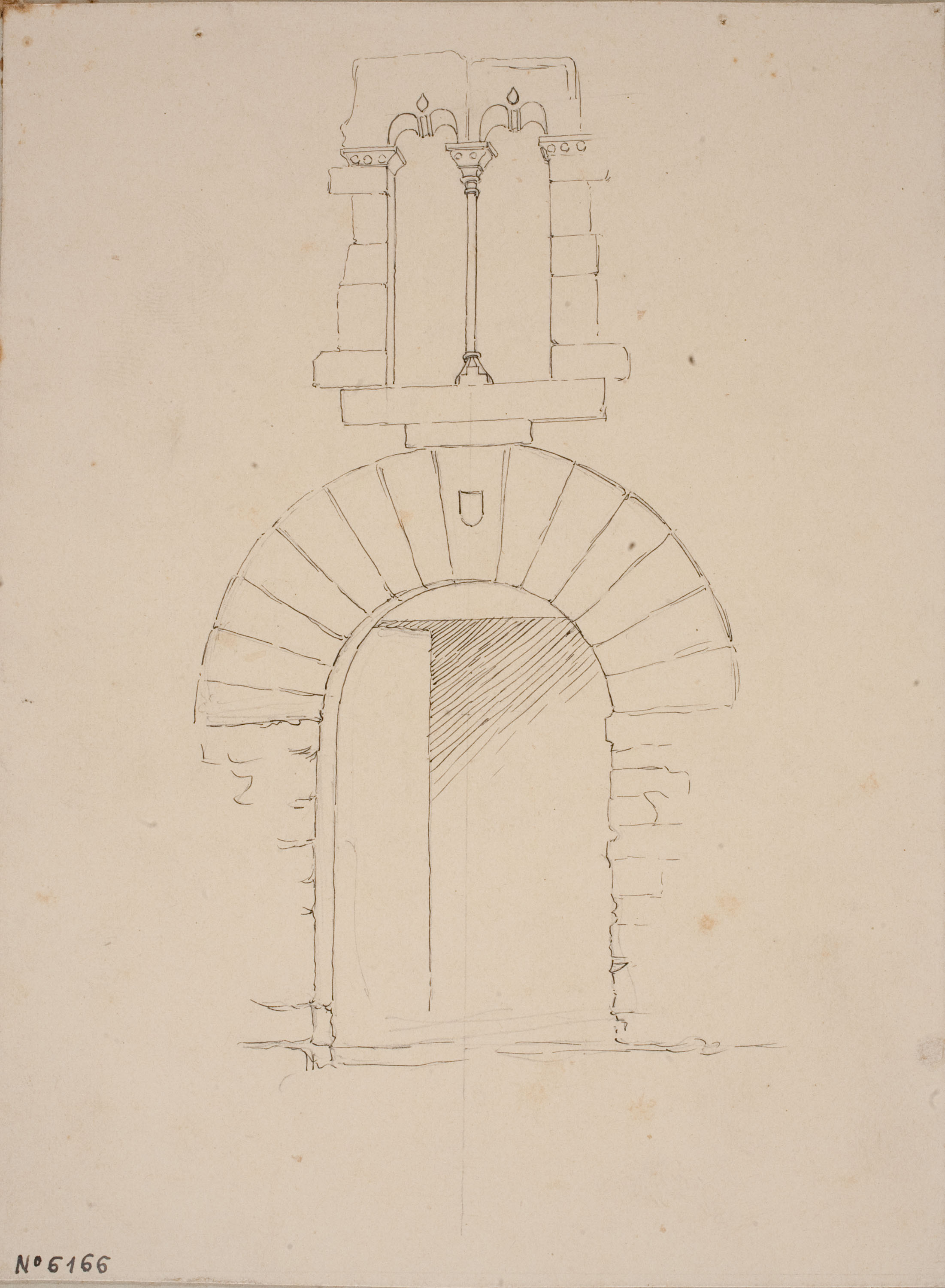 image for: Josep Lluís Pellicer - Apunt arquitectònic - Cap a 1889