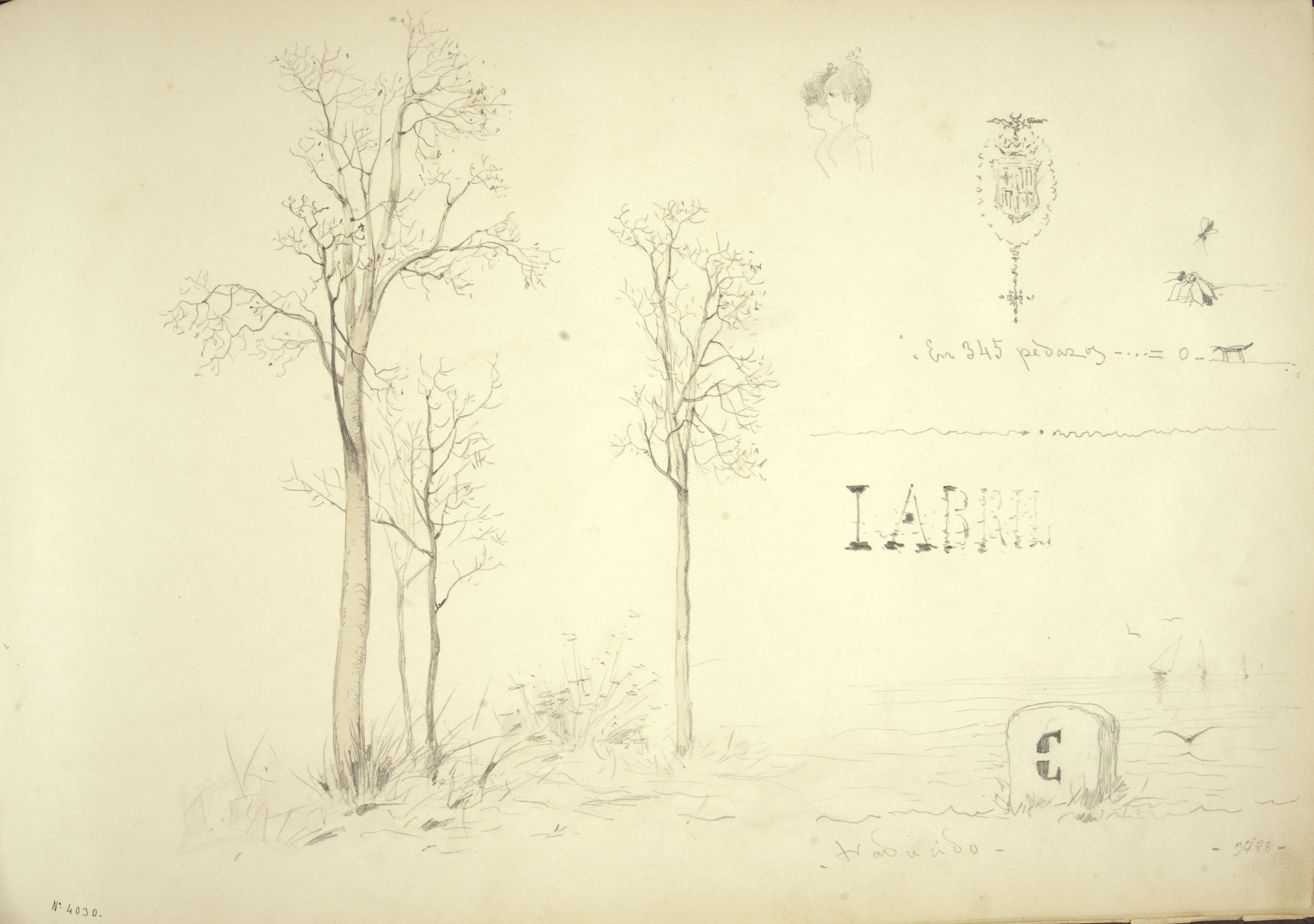 image for: Modest Urgell - Apunts diversos - Cap a 1864