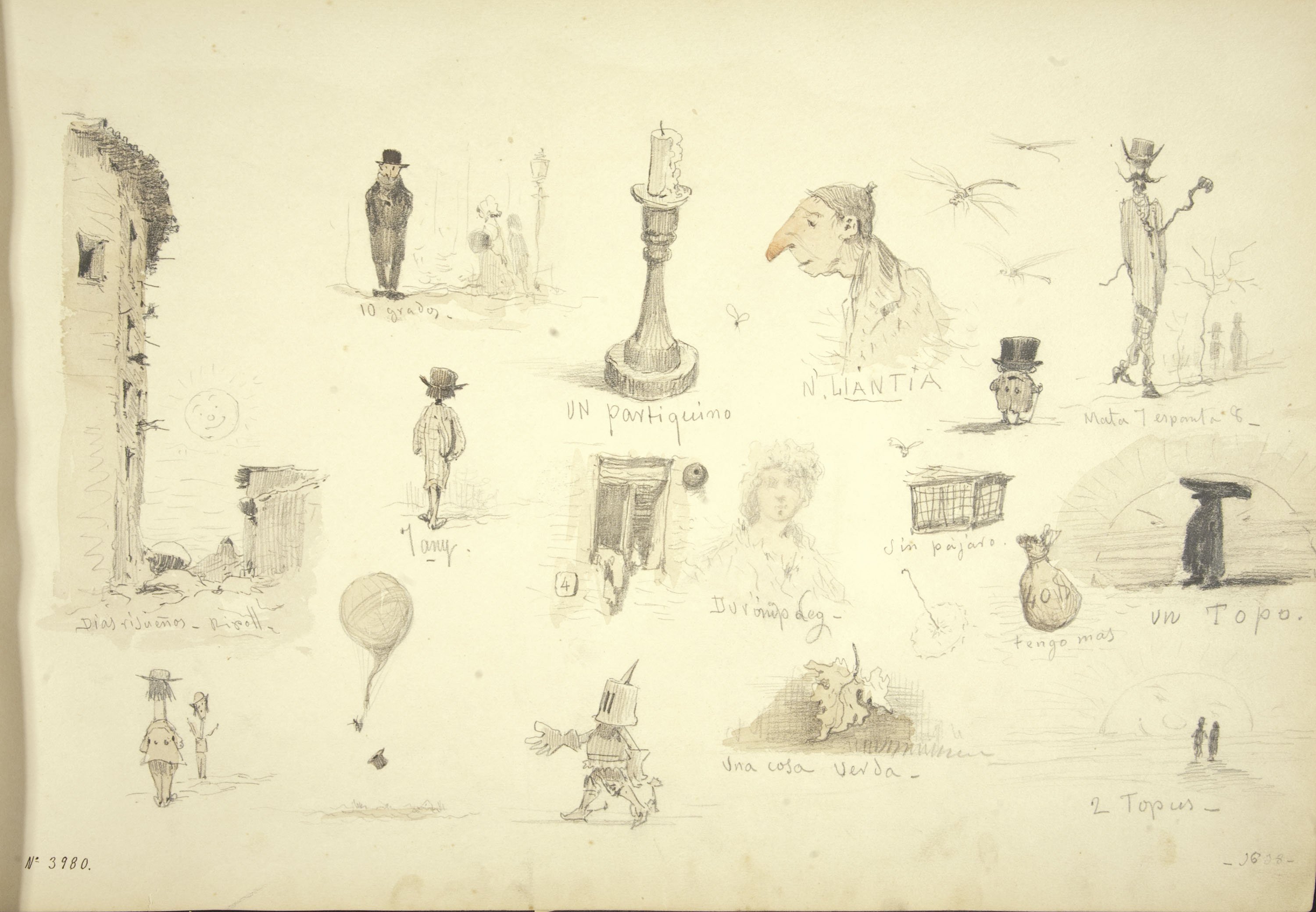 image for: Modest Urgell - Apunts satírics - Cap a 1861