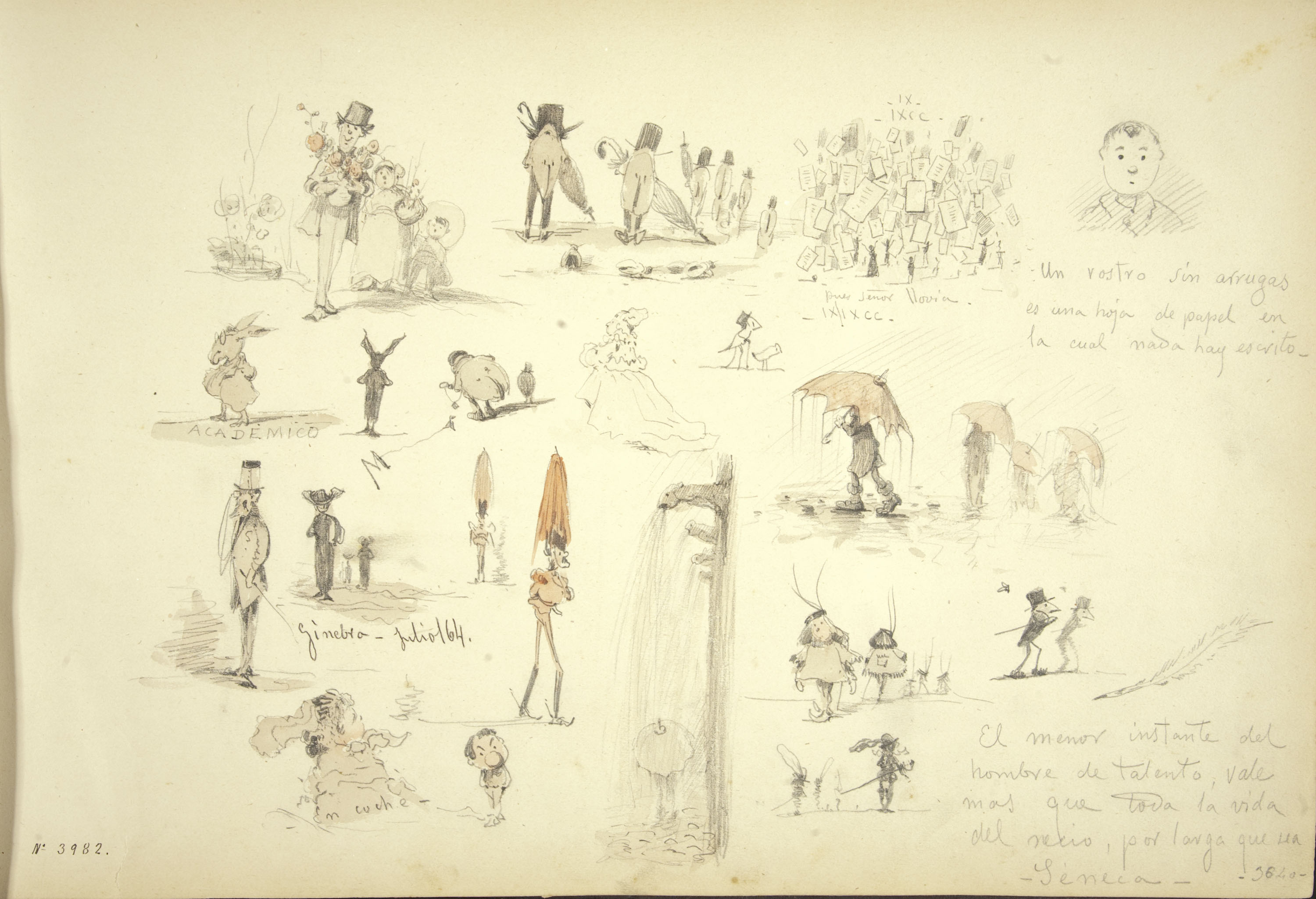 image for: Modest Urgell - Apunts satírics - 1864