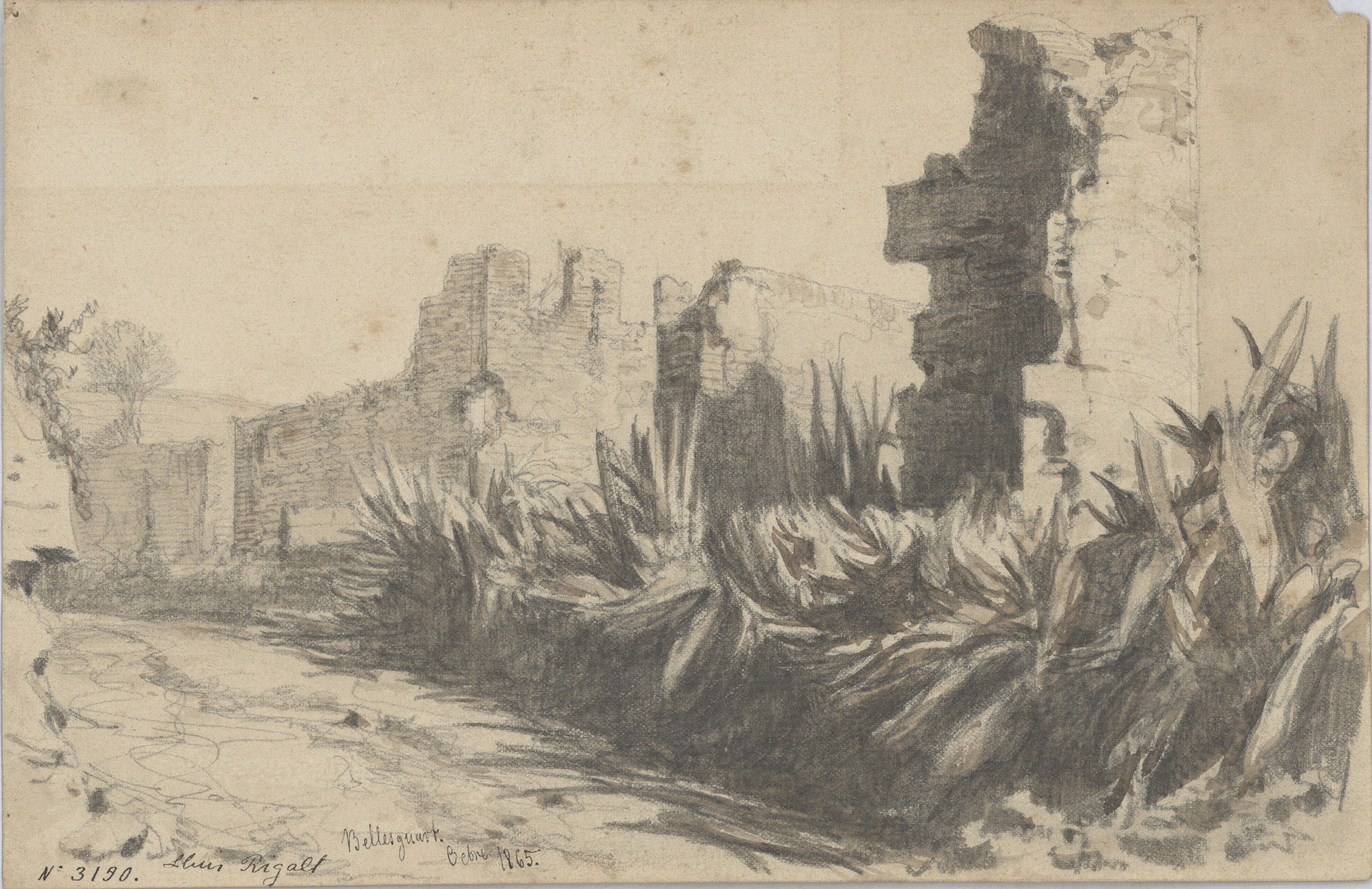 image for: Lluís Rigalt - Bellesguart - Octubre de 1865