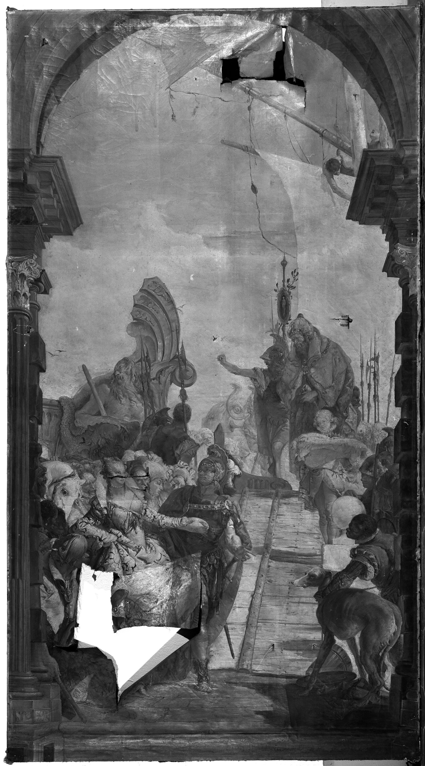 image for: Arcadi Mas i Fondevila - Còpia de «Marc Antoni i Cleòpatra», de Tièpolo - Cap a 1877