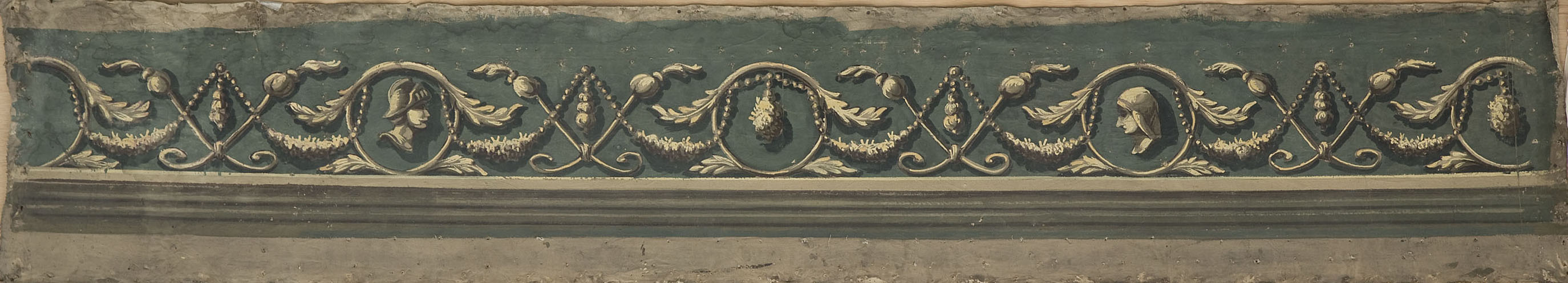 image for: Francesc Pla Duran dit &quot;El Vigatà&quot; - Cornisa amb motius ornamentals - Entre 1790-1800