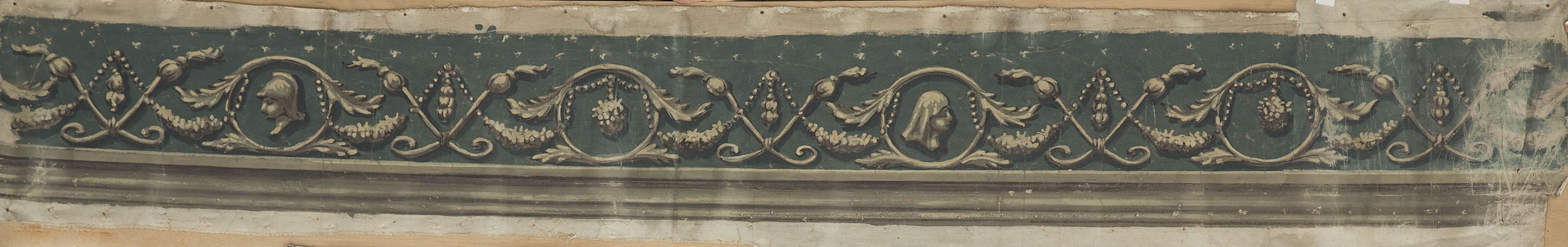 image for: Francesc Pla Duran dit &quot;El Vigatà&quot; - Cornisa amb motius ornamentals - Entre 1790-1800