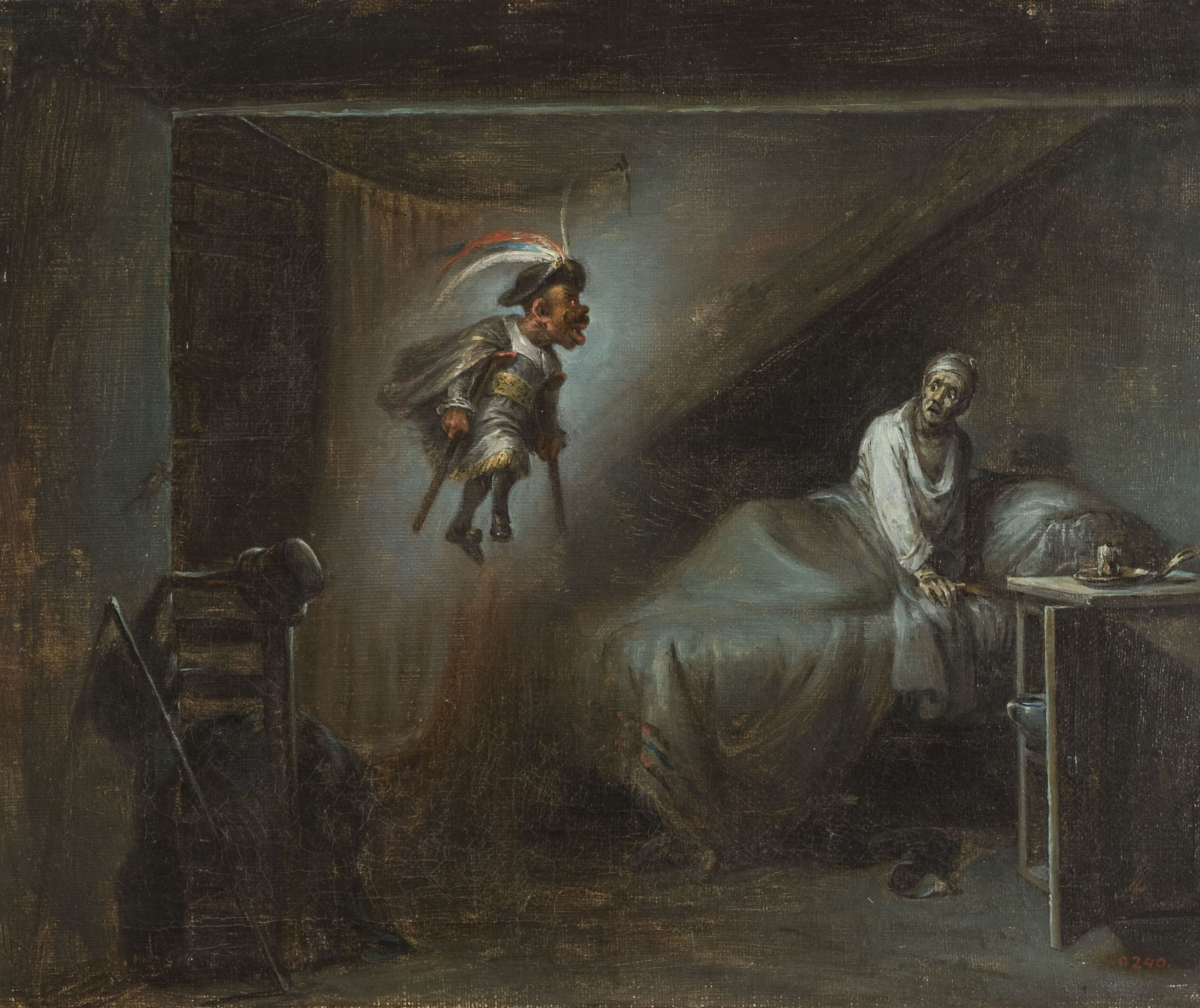 image for: Leonardo Alenza - El diablo cojuelo. Aparició - 1838