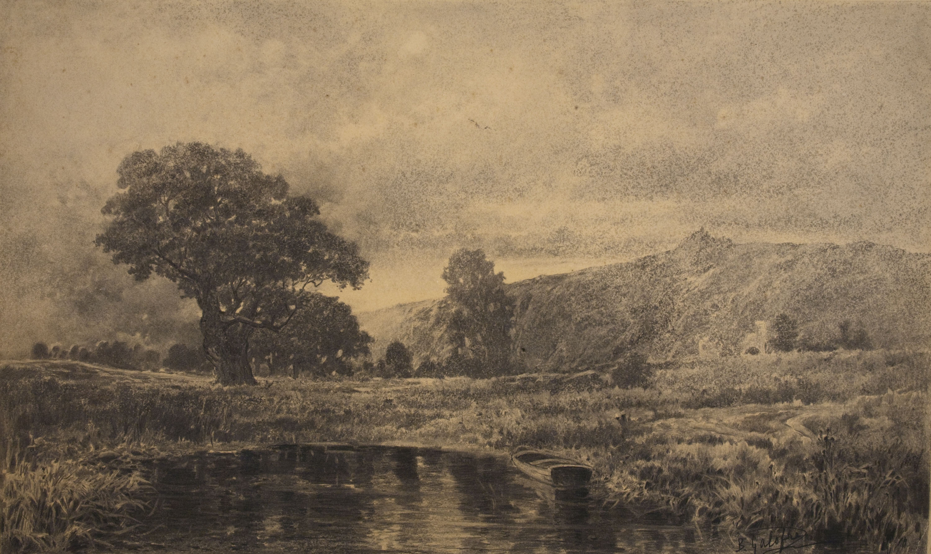 image for: Baldomer Galofre - El gual - Cap a 1887-1888