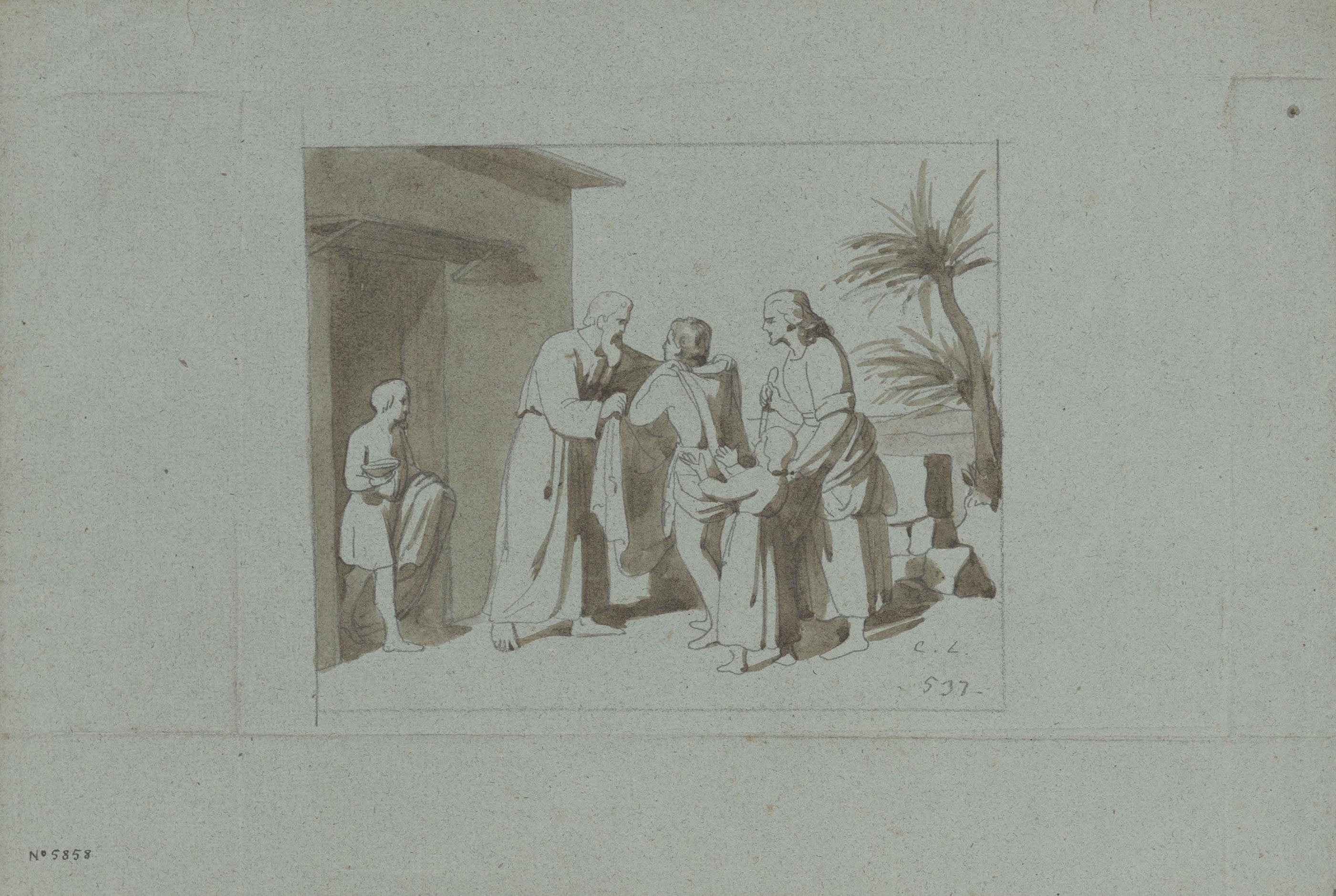 image for: Claudi Lorenzale - Episodi bíblic - Cap a 1840-1850