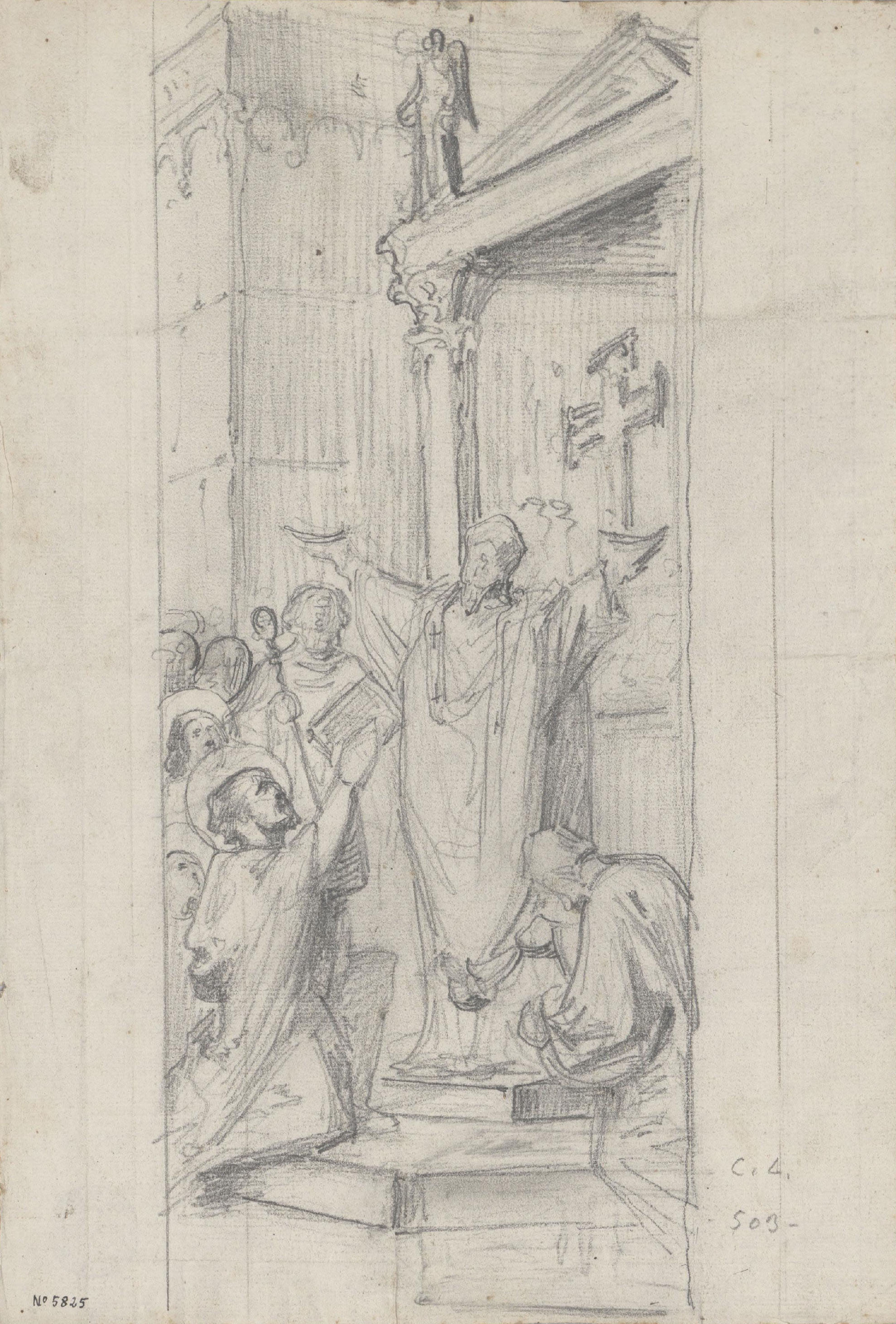 image for: Claudi Lorenzale - Episodi de la vida d&#039;un sant - Cap a 1850-1870