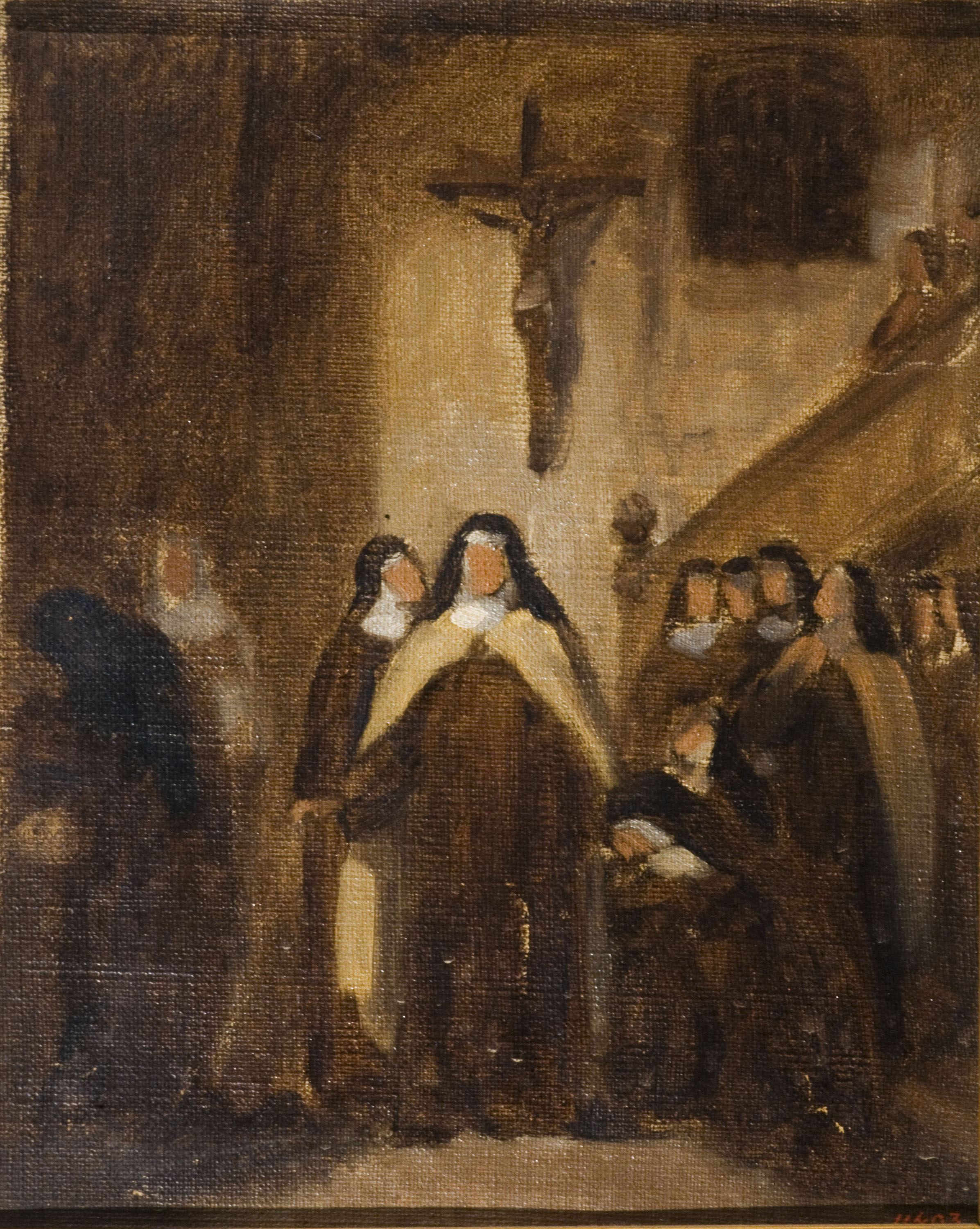image for: Benet Mercadé - Esbós de «Santa Teresa de Jesús» - Cap a 1868