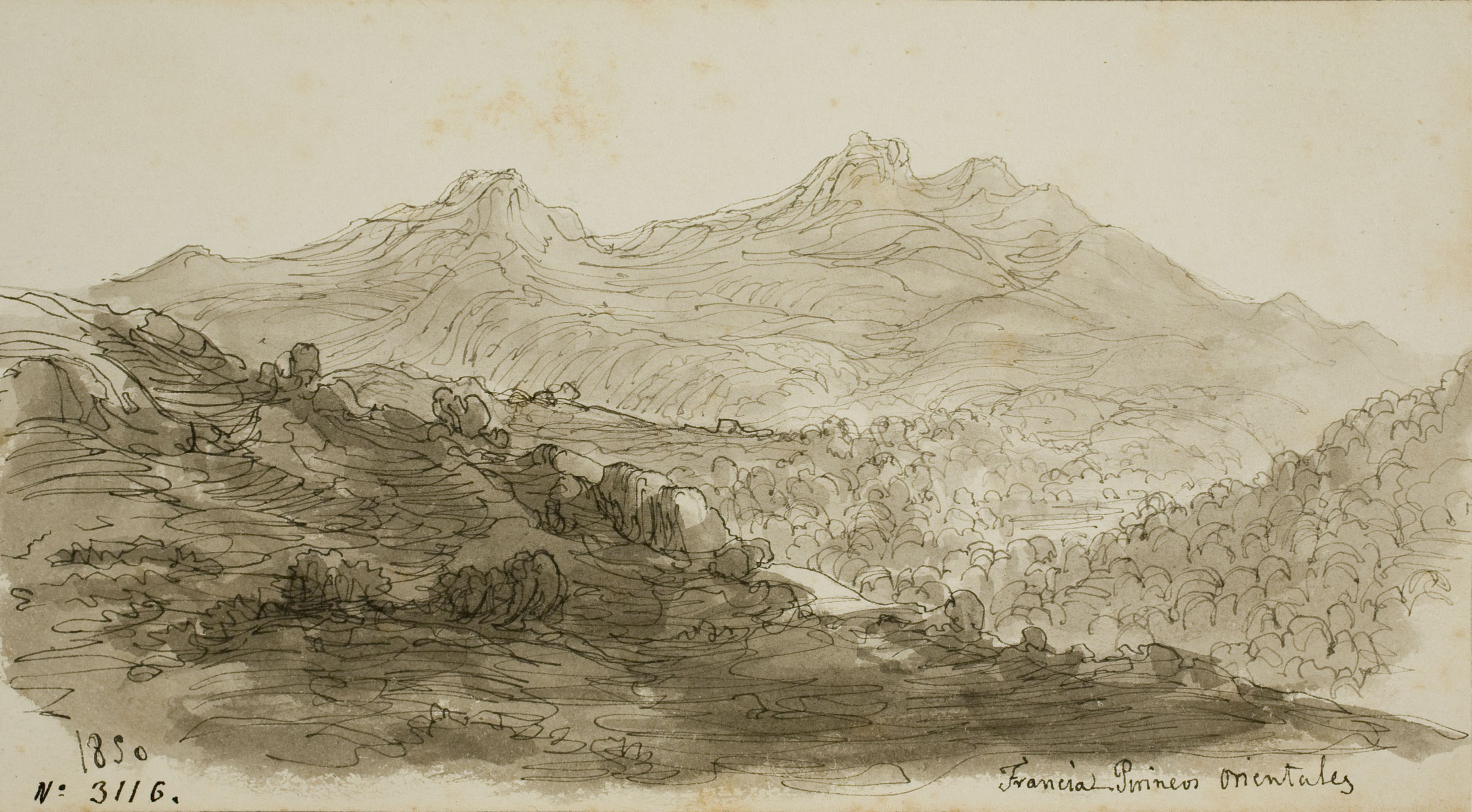 image for: Lluís Rigalt - Francia. Pirineos orientales - 1850