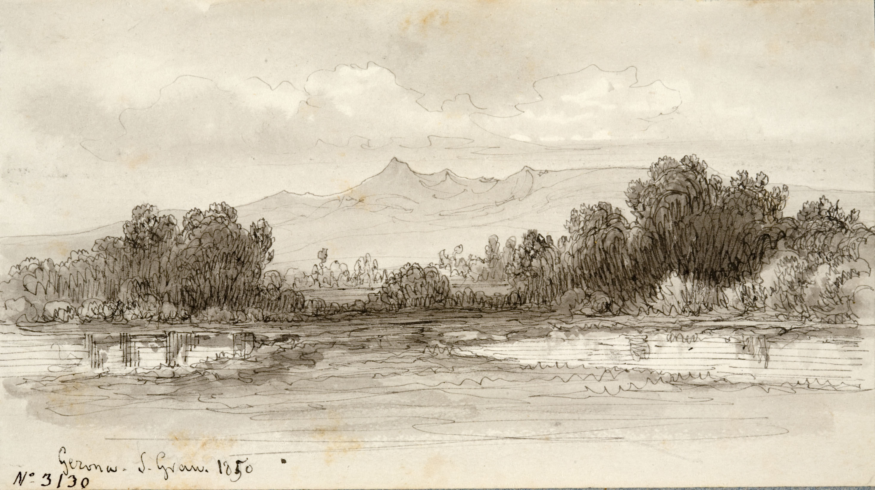image for: Lluís Rigalt - Gerona. S. Grau - 1850
