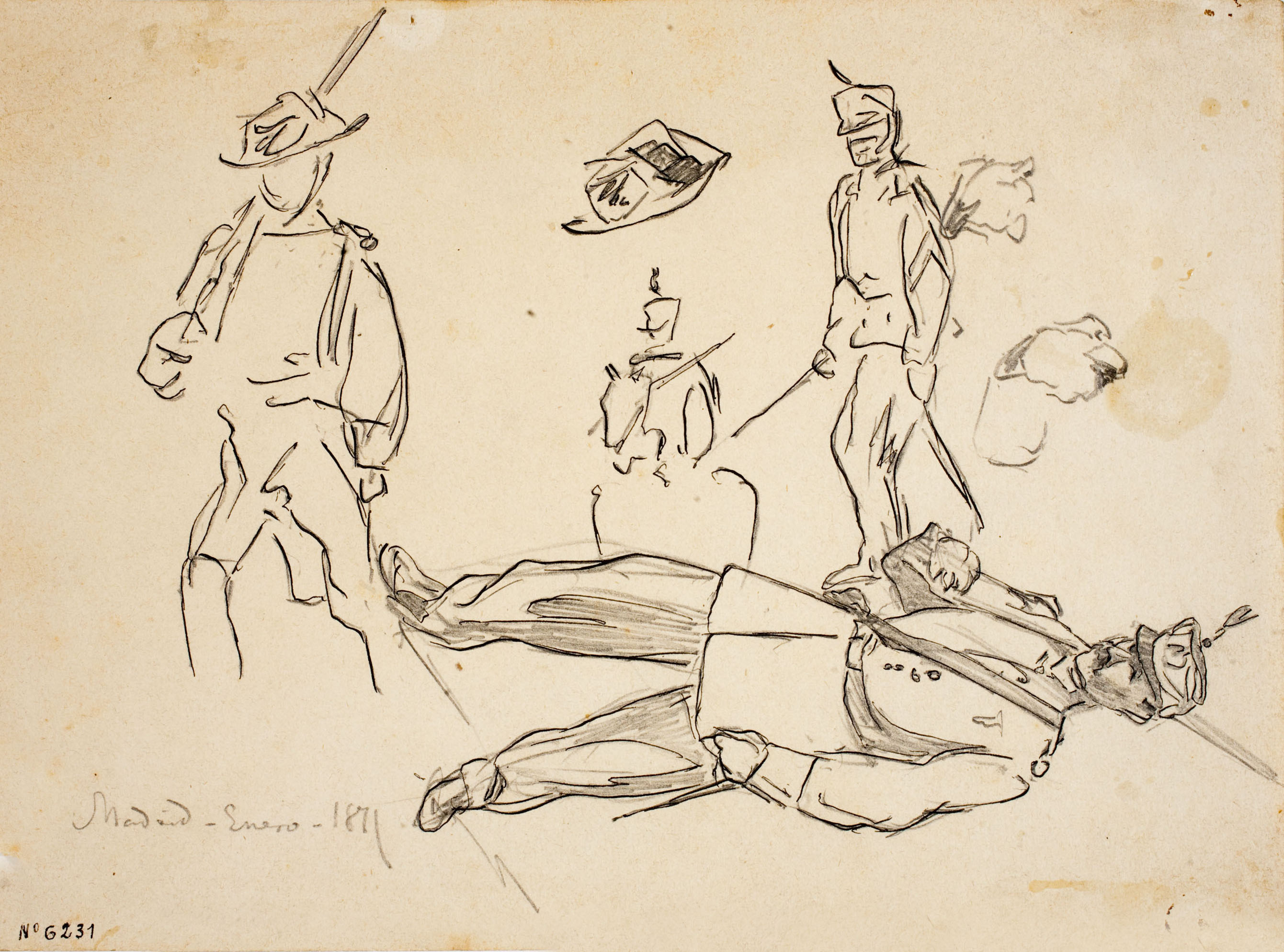 image for: Josep Lluís Pellicer - Militars - 1871