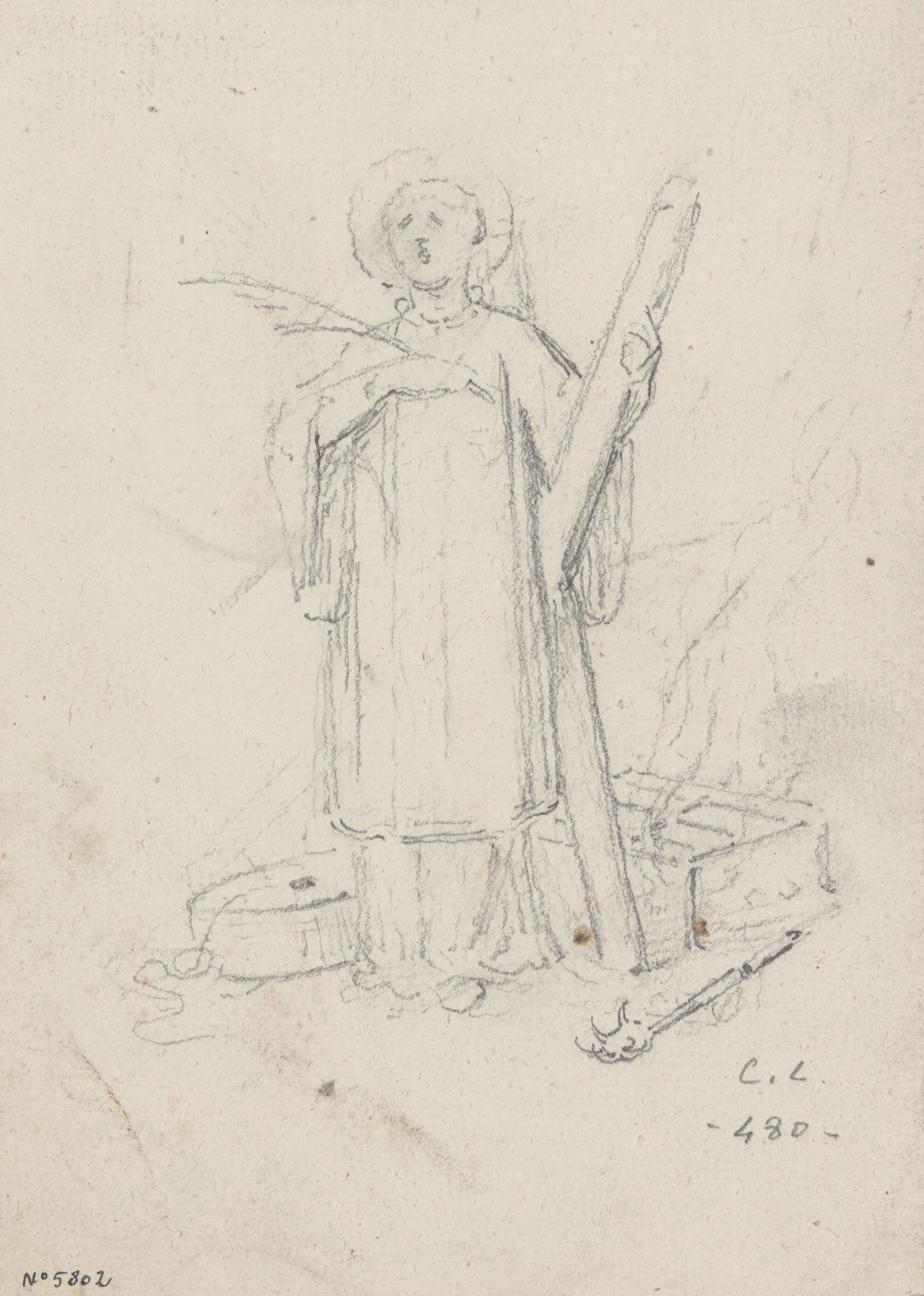 image for: Claudi Lorenzale - Sant Llorenç - Cap a 1850-1870