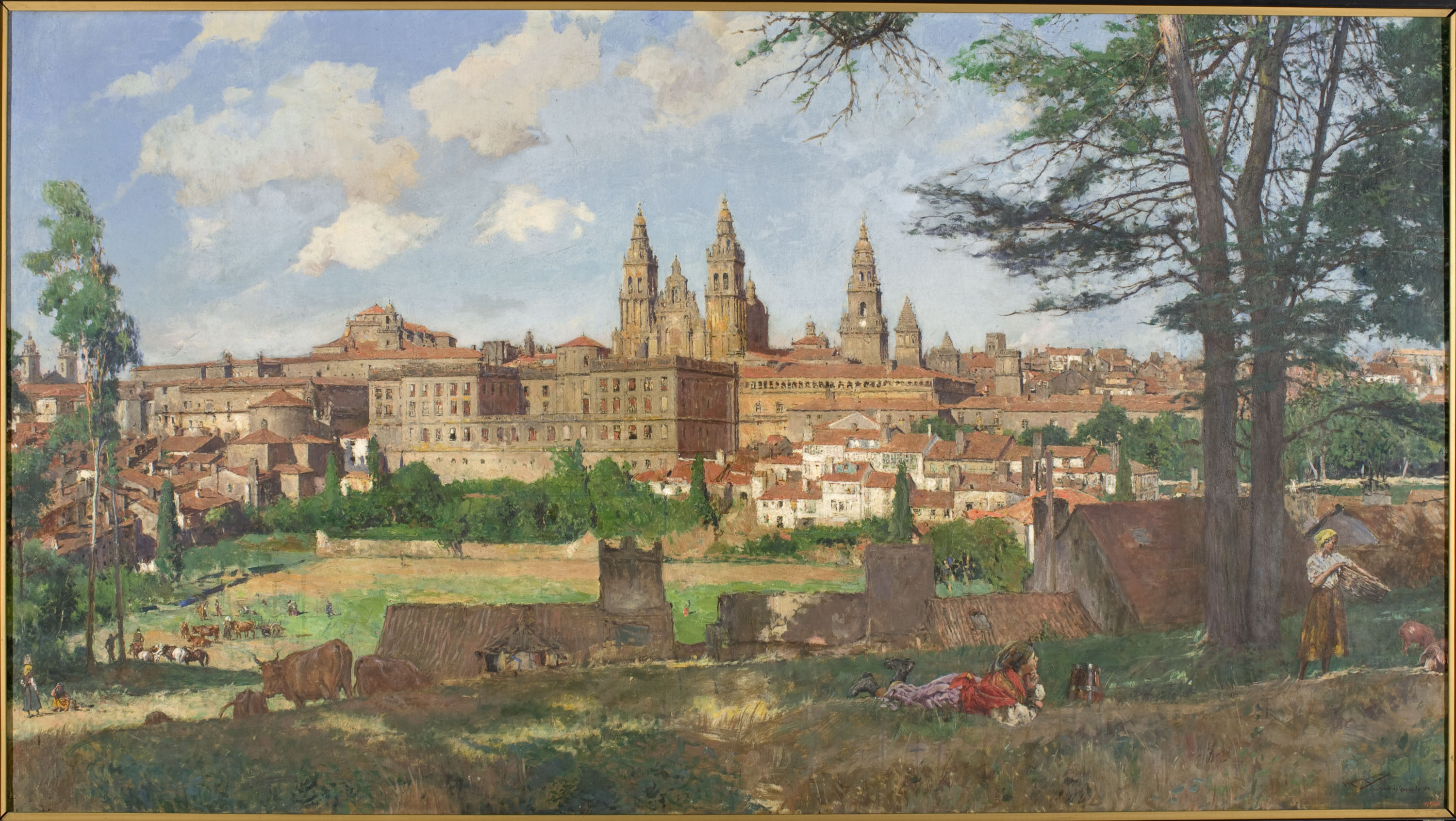 image for: José Moreno Carbonero - Santiago de Compostela - 1929