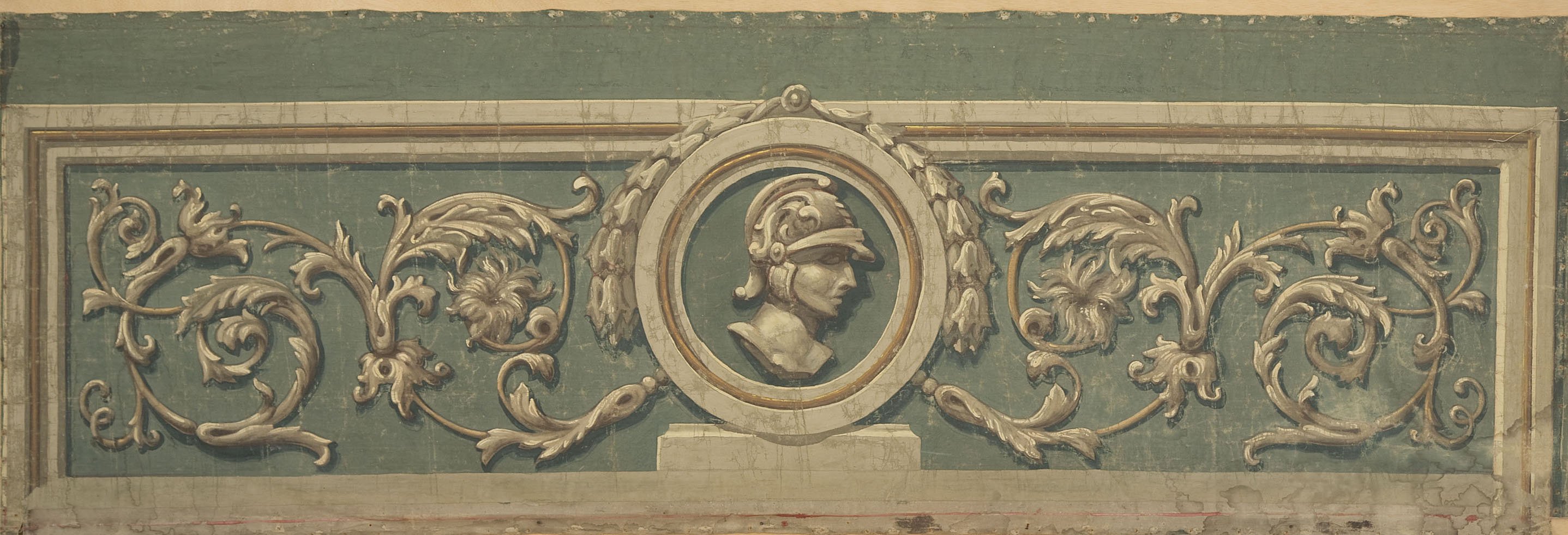 image for: Francesc Pla Duran dit El Vigatà - Sobreporta amb motius ornamentals - Entre 1790-1800