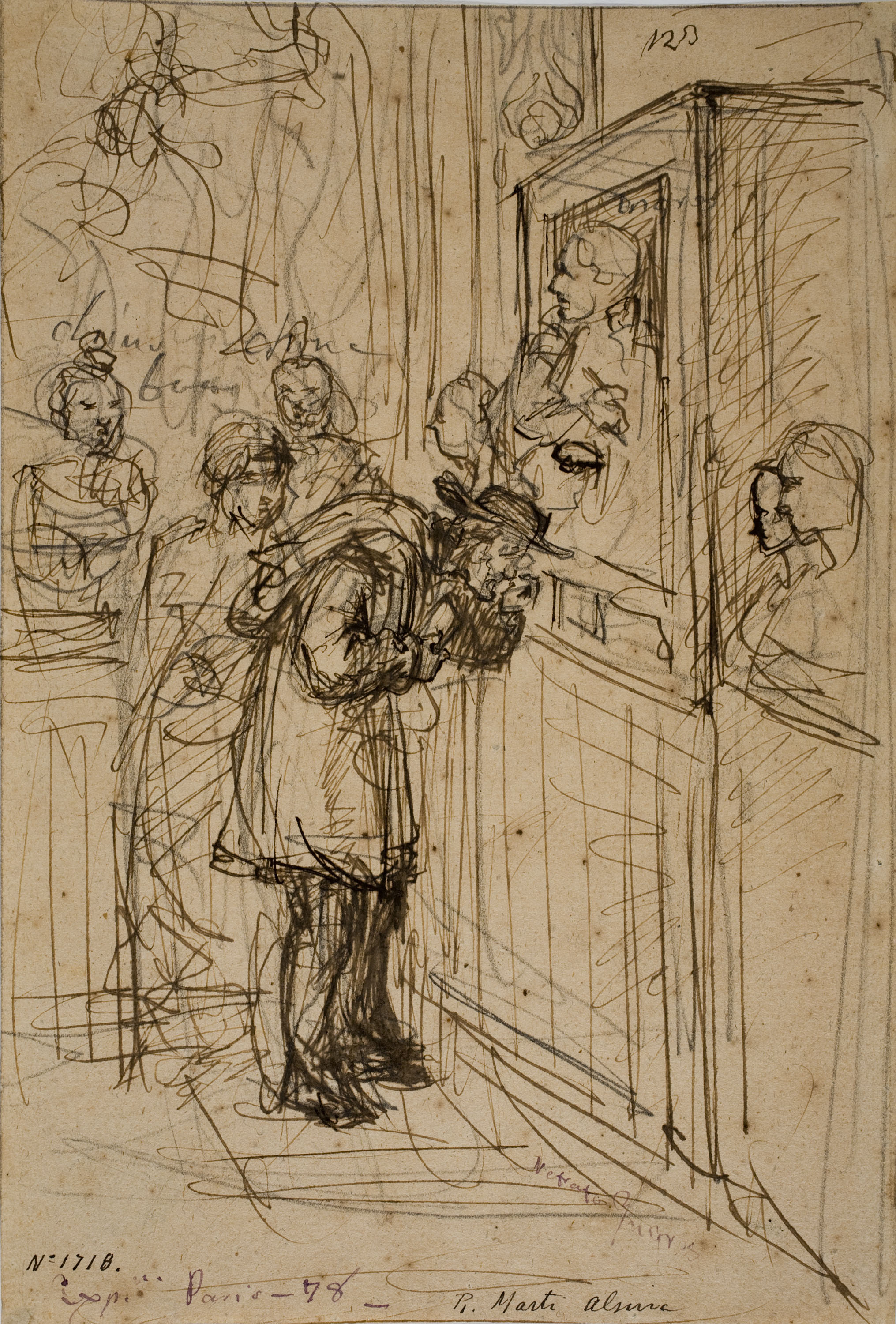 image for: Ramon Martí i Alsina - Una sala d&#039;exposicions - 1878