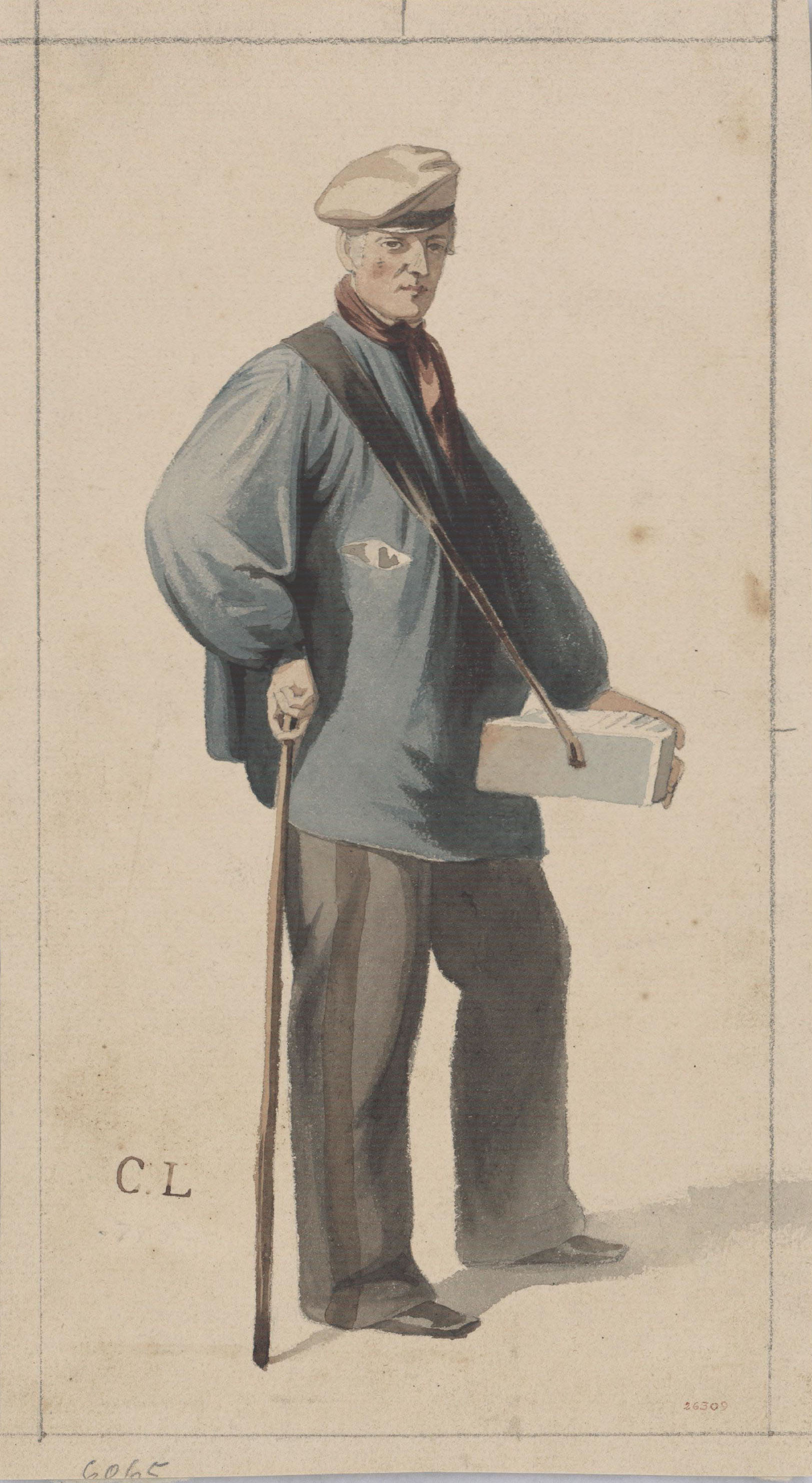 image for: Claudi Lorenzale - Venedor ambulant - Cap a 1840-1850