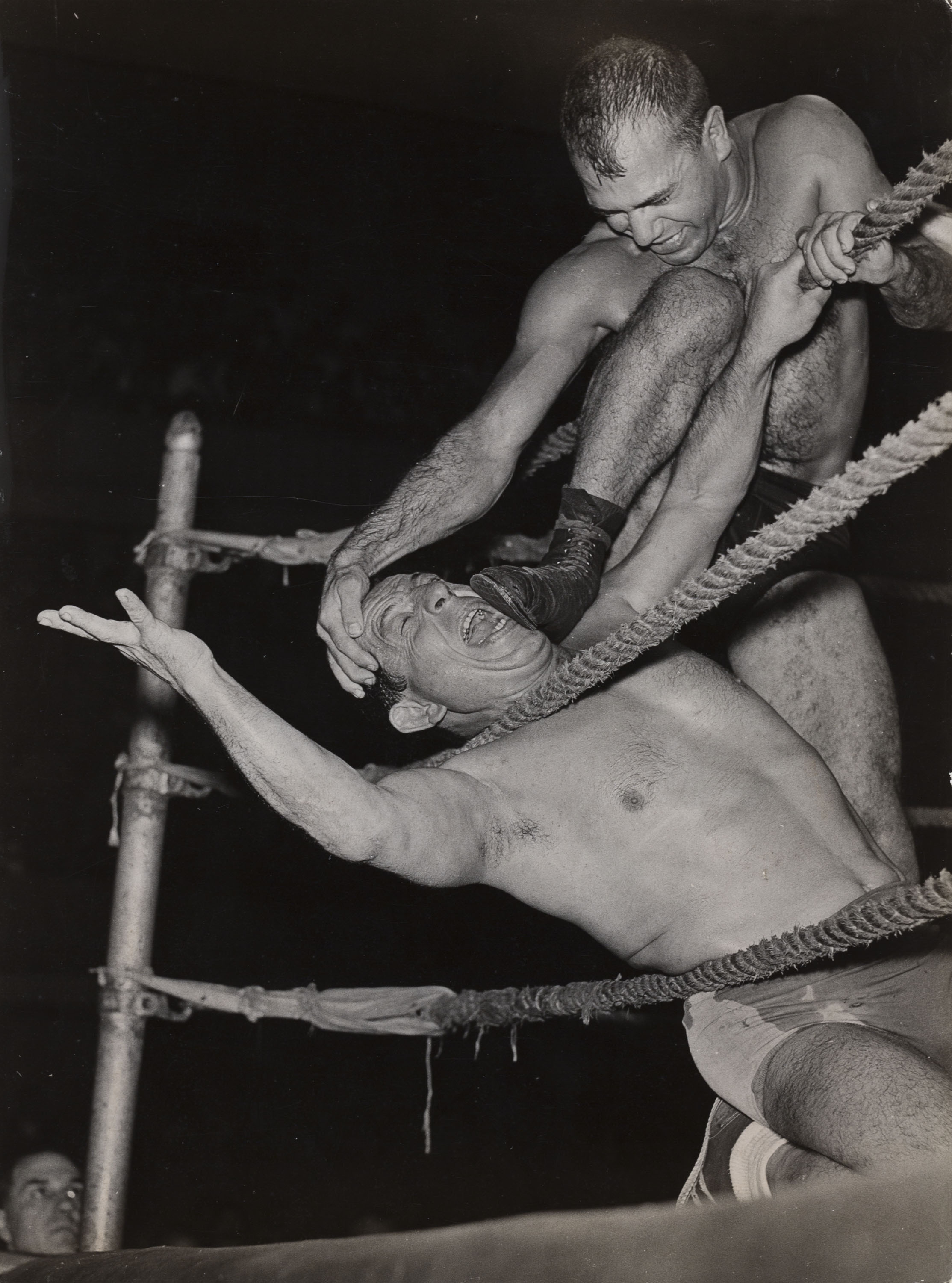 image for: Oriol Maspons - Sense títol (Lluita lliure) - Cap a 1957