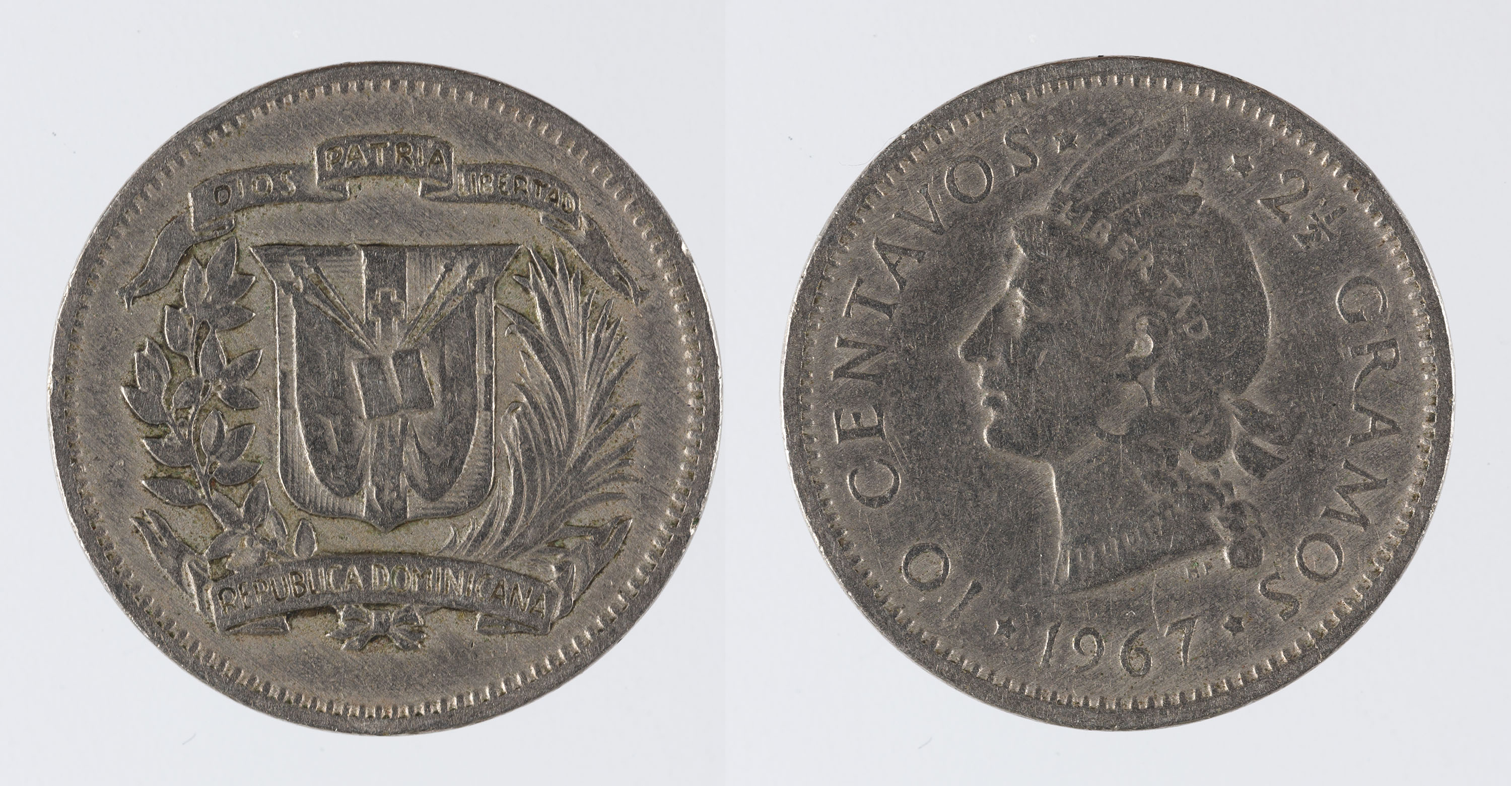 image for: República Dominicana - 10 cèntims - 1967
