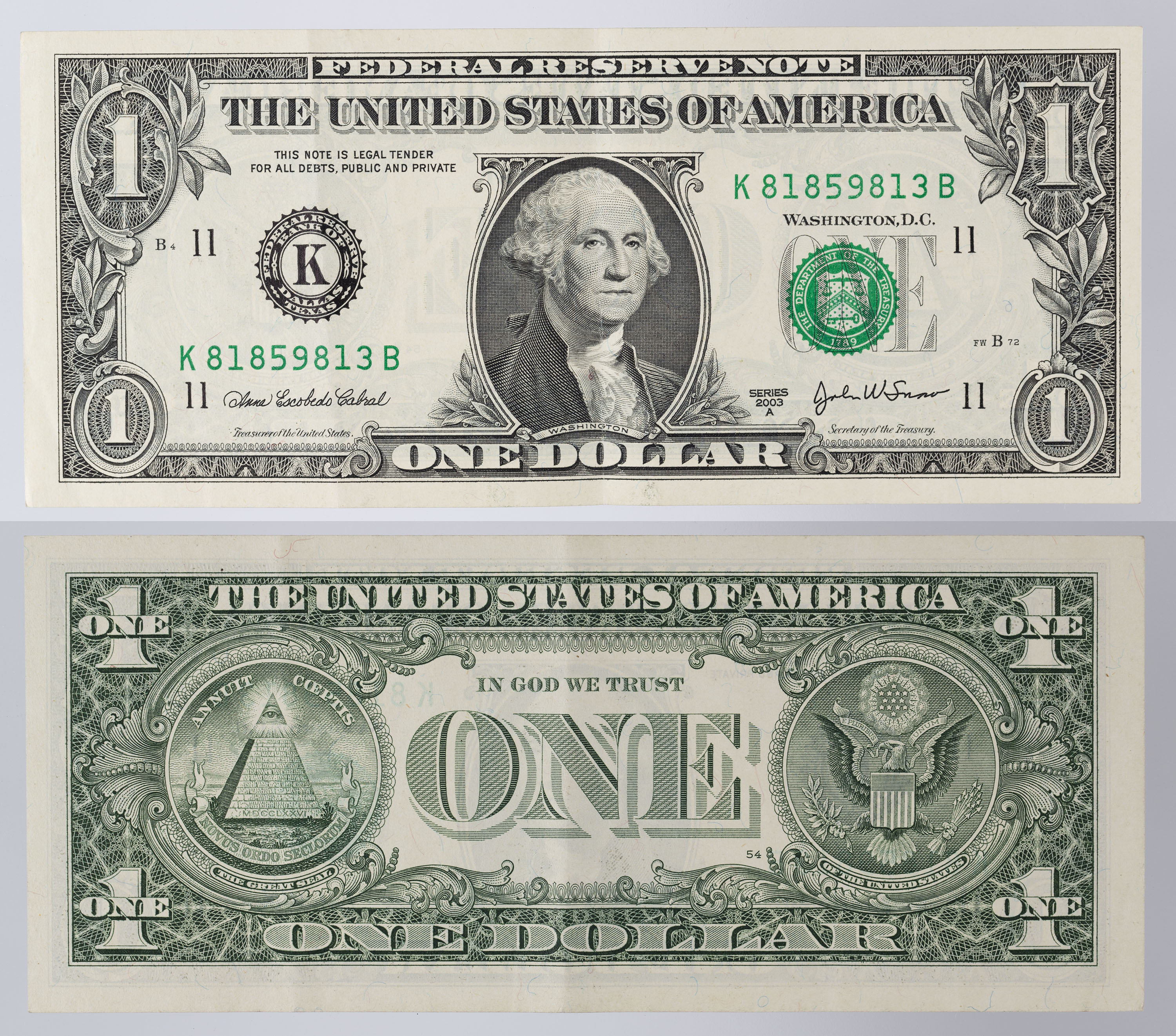 image for: Estats Units d&#039;Amèrica - 1 dòlar - 2003