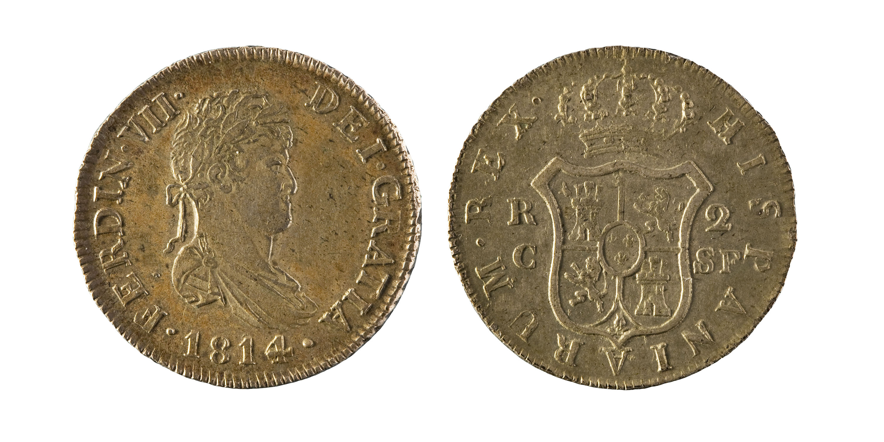 image for: Ferran VII d&#039;Espanya - 2 rals - 1814