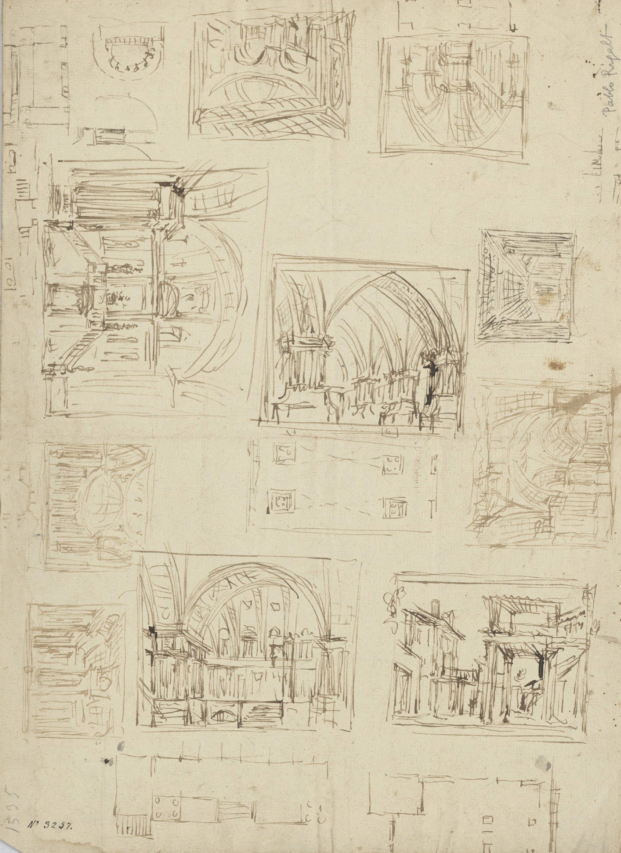 image for: Pau Rigalt - Croquis per escenografies - Cap a 1820-1830