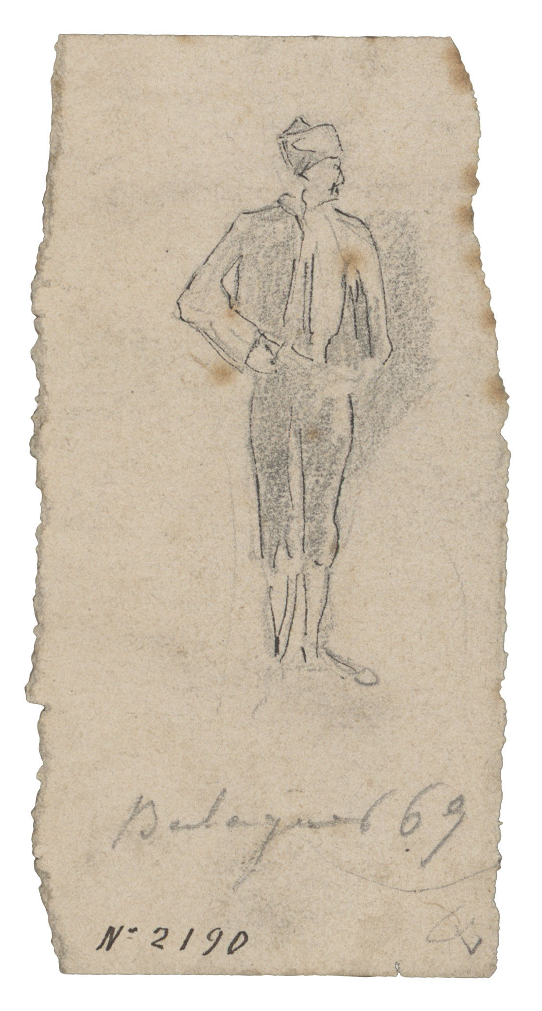 image for: Josep Lluís Pellicer - Apunt de pagès de Balaguer - 1869