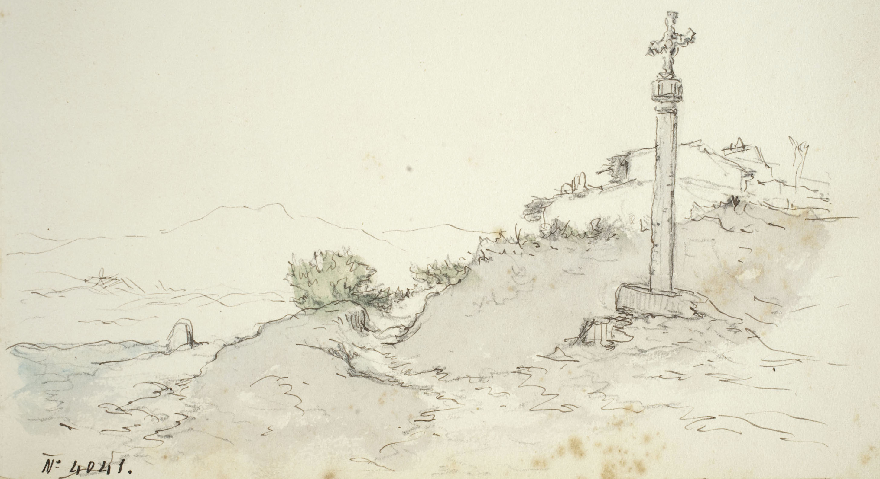 image for: Modest Urgell - Creu de terme - Cap a 1864