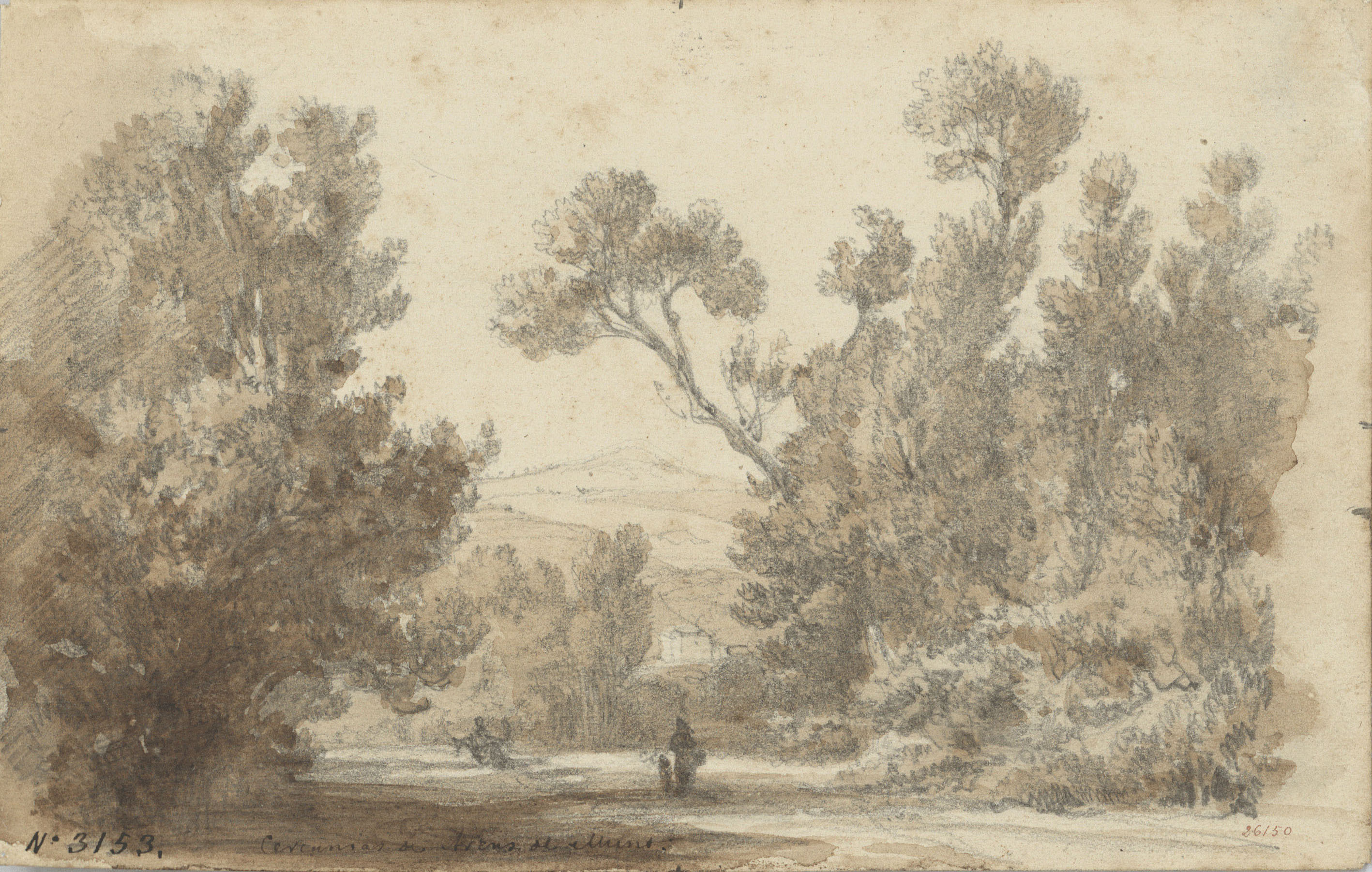 image for: Lluís Rigalt - Cercanías de Arens de Munt - Cap a 1851