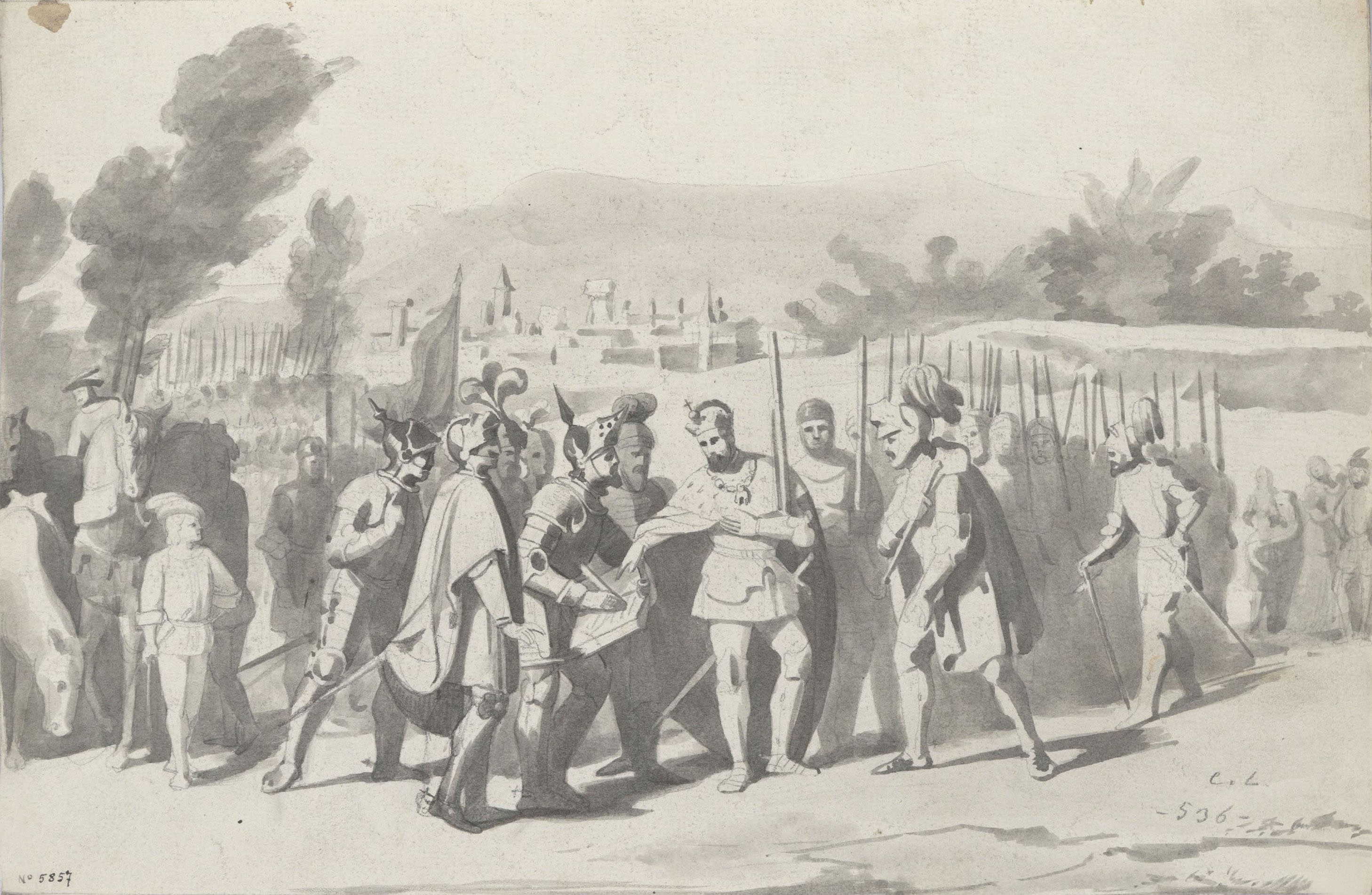image for: Claudi Lorenzale - Composició històrica - Cap a 1840-1860