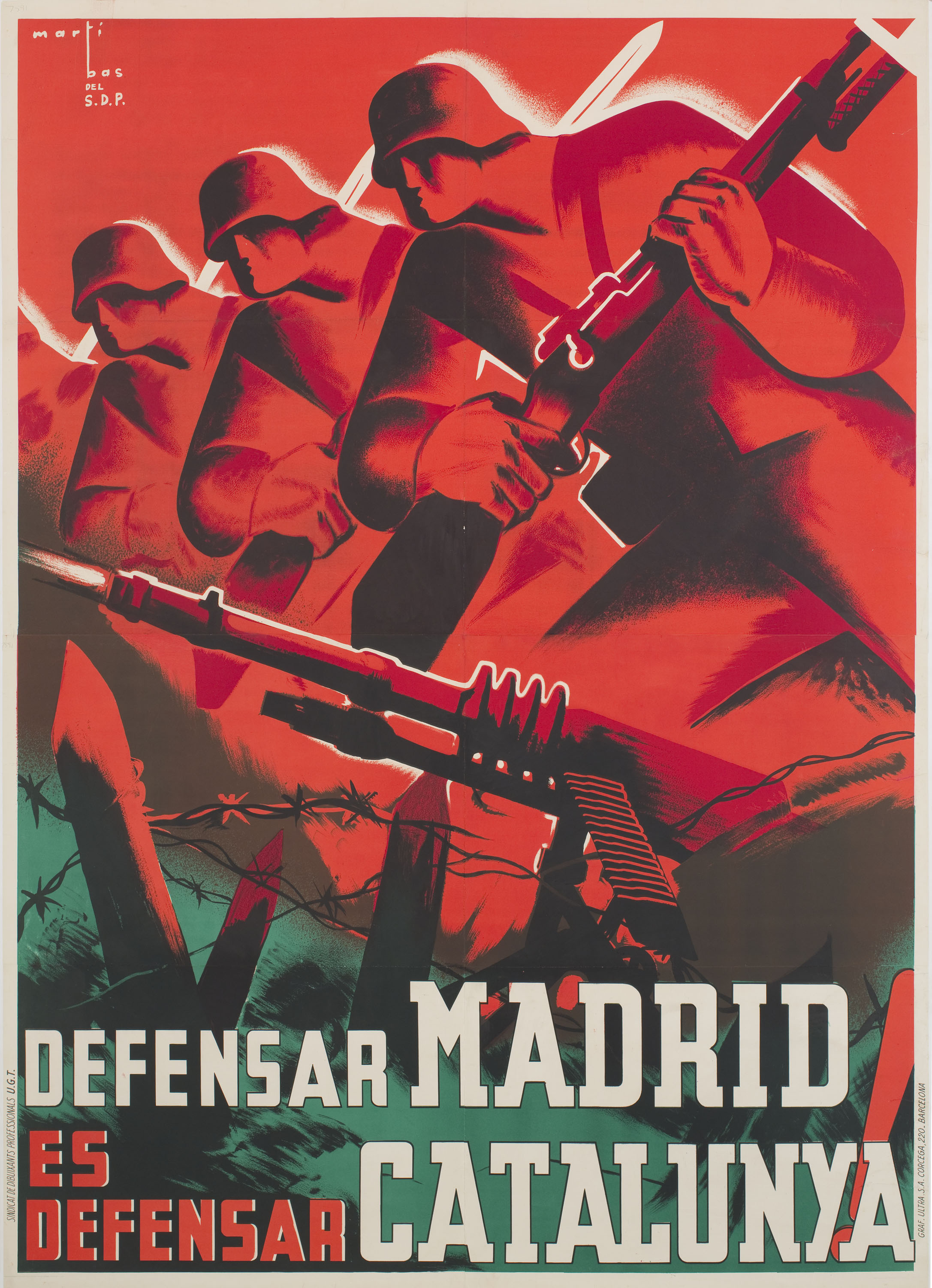 image for: Martí Bas - Defensar Madrid es defensar Catalunya! - Cap a 1937