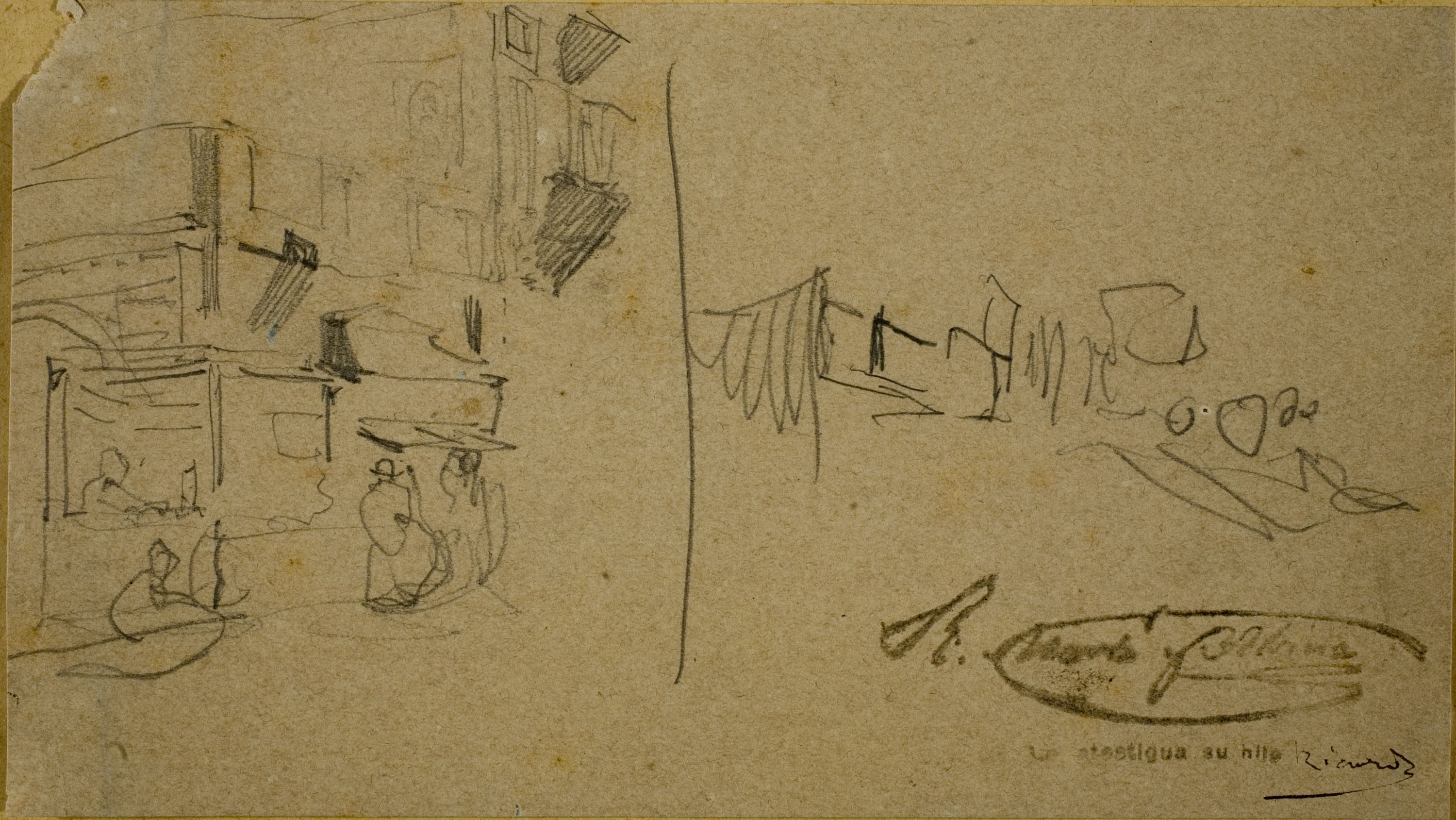 image for: Ramon Martí i Alsina - Apunt per a un quadre d&#039;«El Bornet» - Cap a 1866-1870