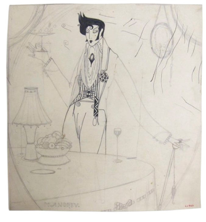 image for: Marià Andreu Estany - Dandi - Cap a 1910