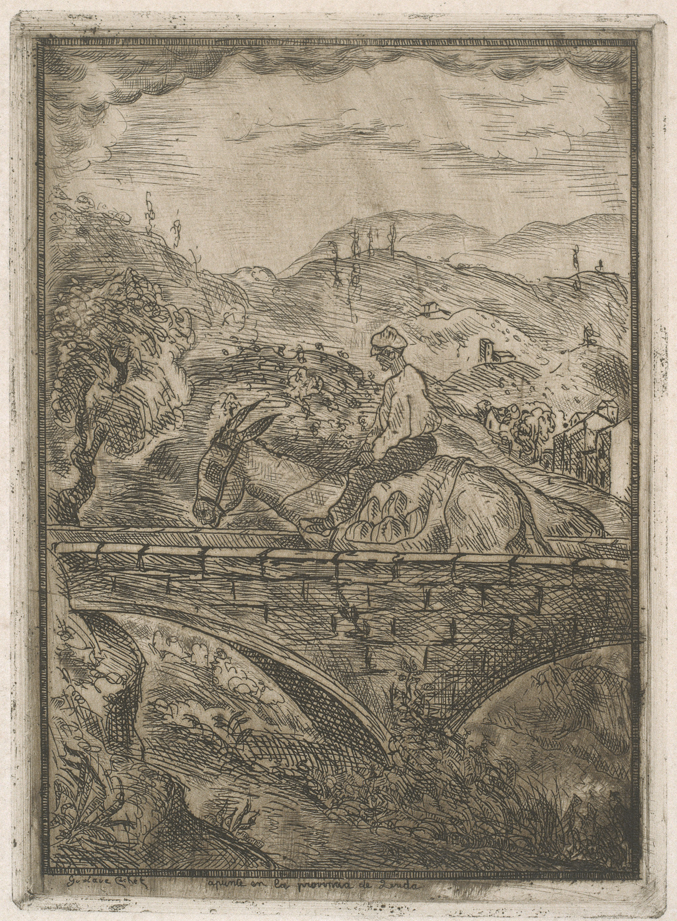 image for: Gustavo Cochet - «Apunte en la provincia de Lérida» - No datat