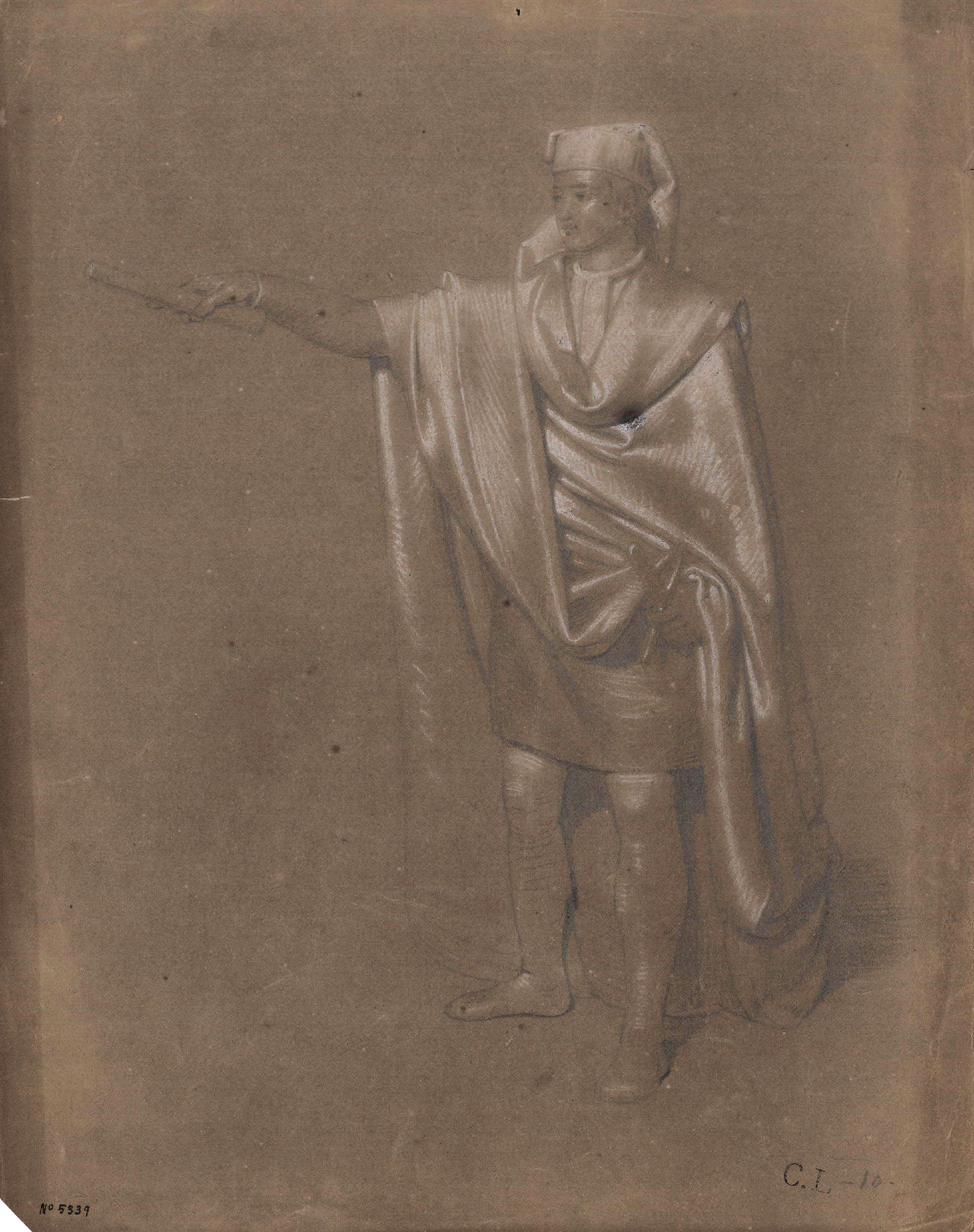 image for: Claudi Lorenzale - Estudi d&#039;ambaixador de la Diputació de Barcelona - Cap a 1860-1870