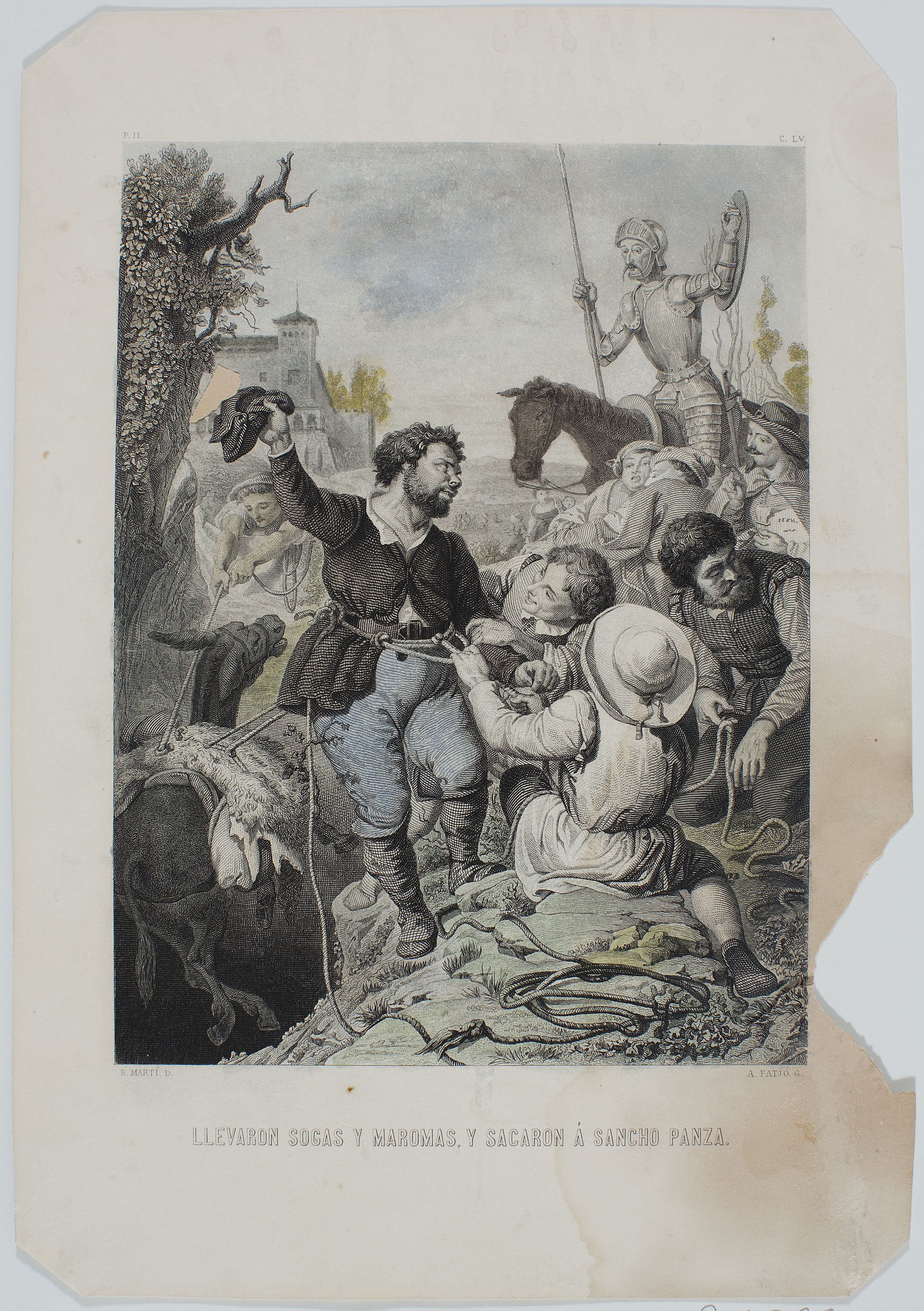 image for: Àngel Fatjó - Il·lustració del Quixot - 1859