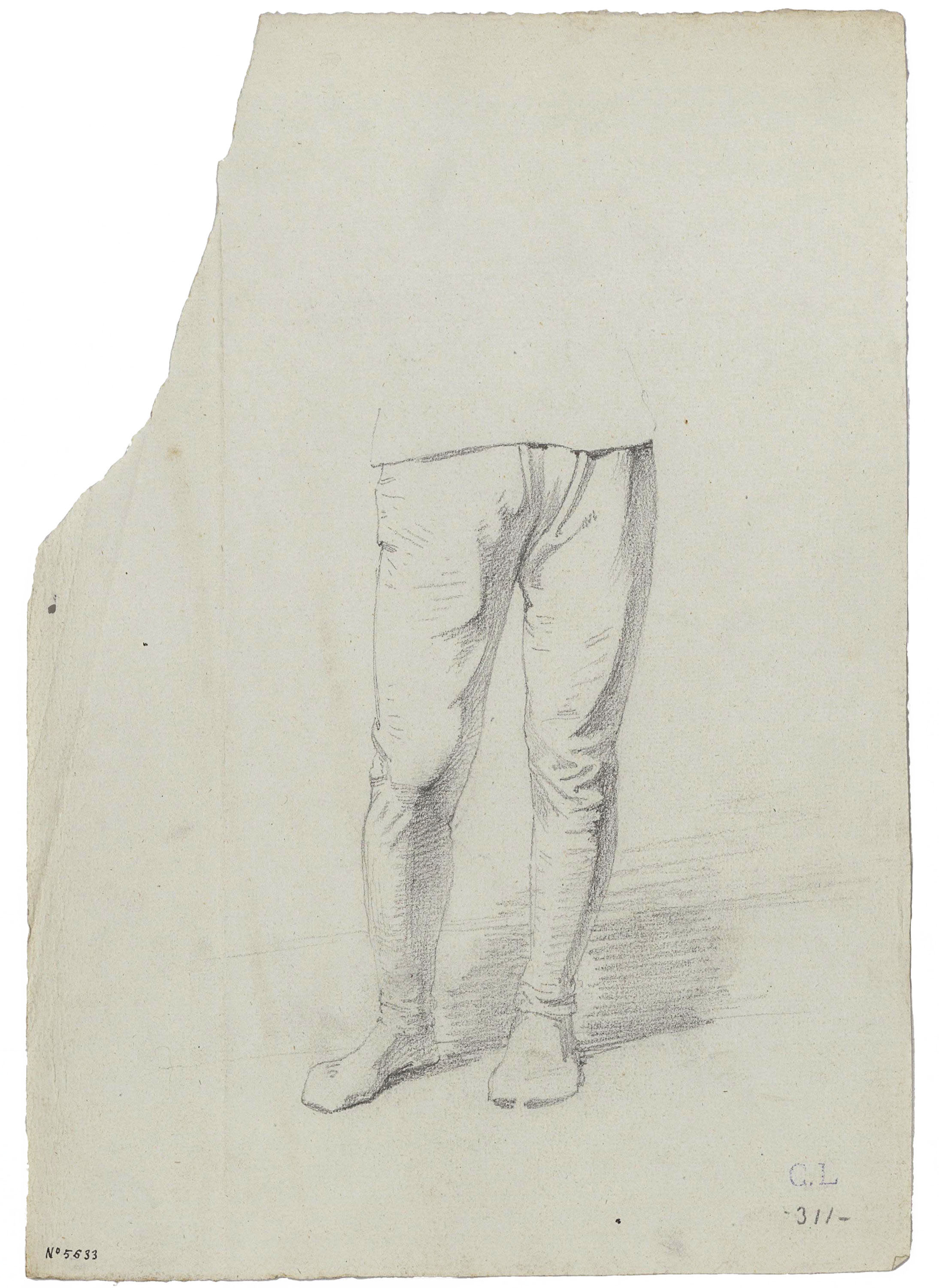 image for: Claudi Lorenzale - Estudi d&#039;indumentària [?] - Cap a 1850-1870