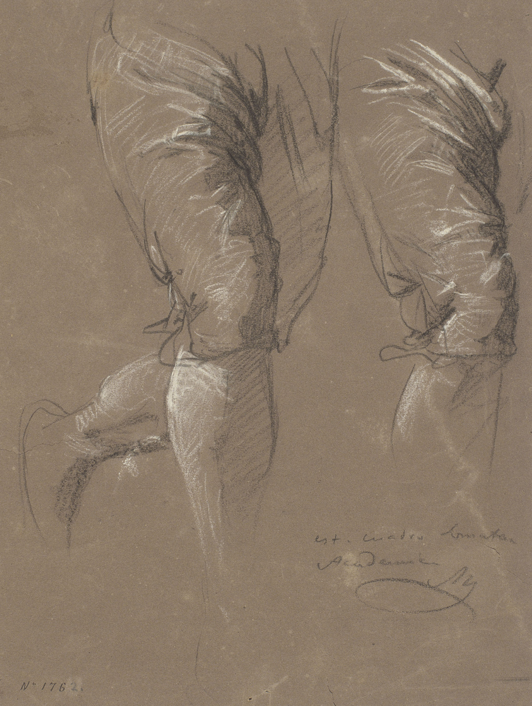 image for: Ramon Martí i Alsina - Estudi de figura per al quadre «El Sometent del Bruc» - Cap a 1866