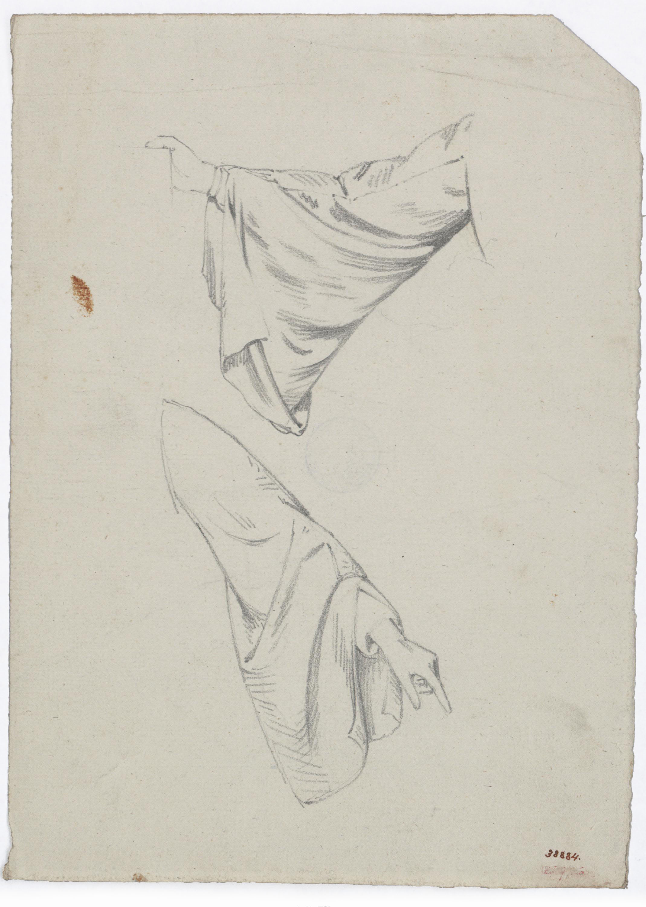 image for: Claudi Lorenzale - Estudi de mànigues - Cap a 1850-1870