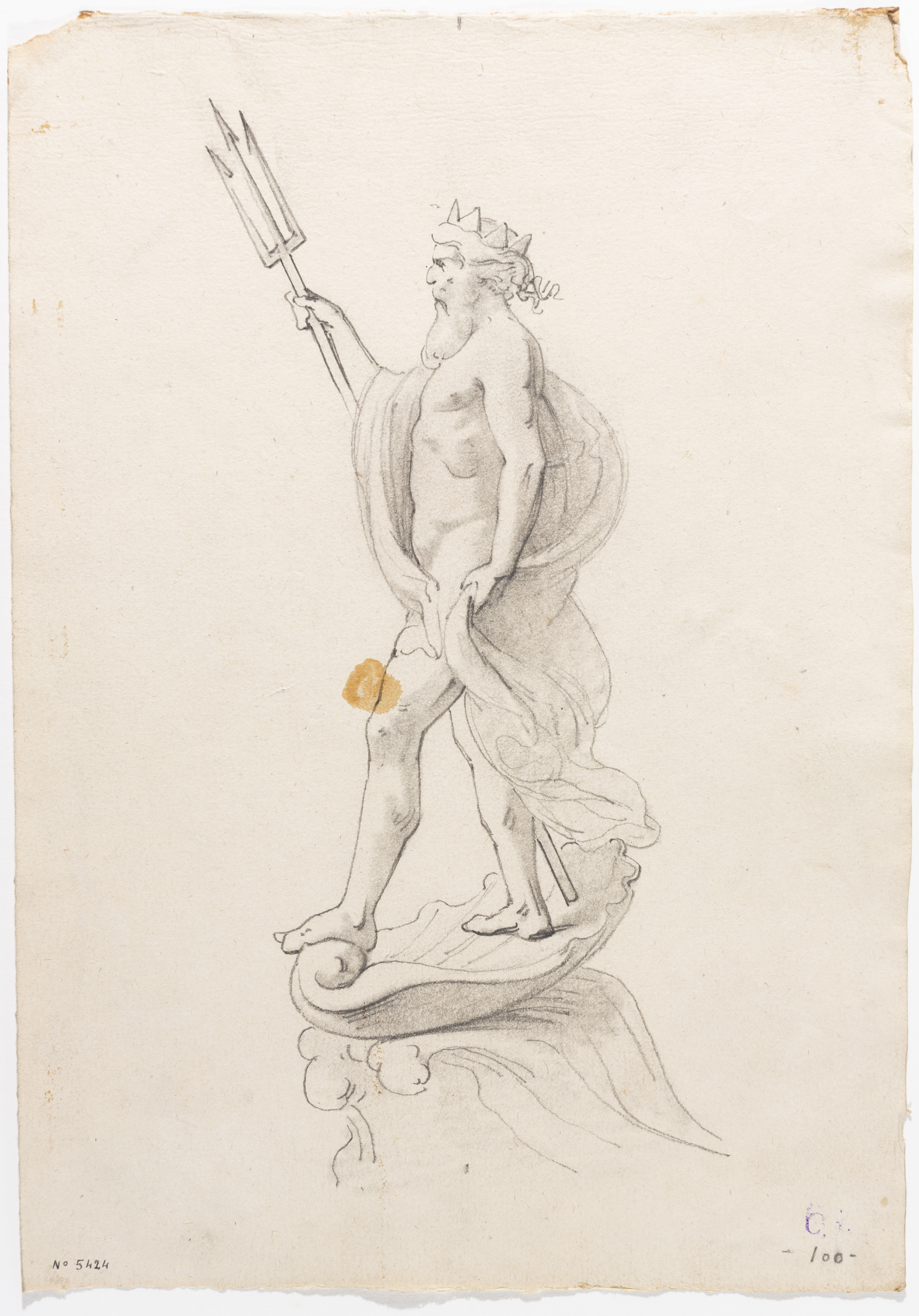 image for: Claudi Lorenzale - El Déu Neptú - Cap a 1850-1870