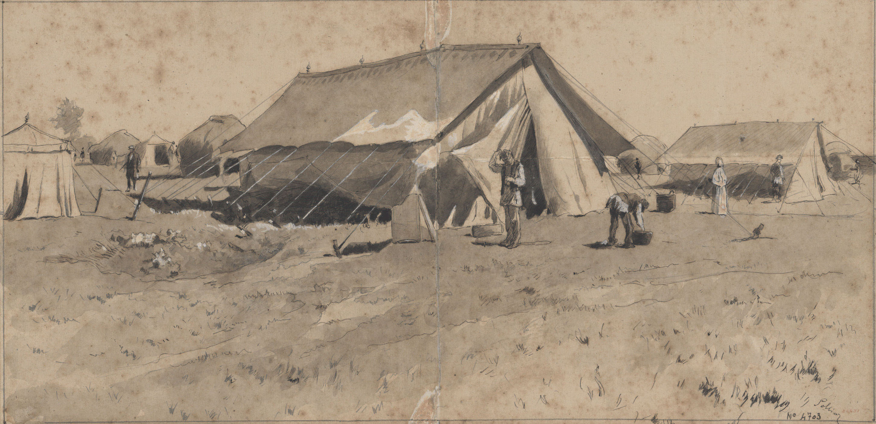 image for: Josep Lluís Pellicer - Hospital general de l&#039;exèrcit rus a Zimnitza - 1877