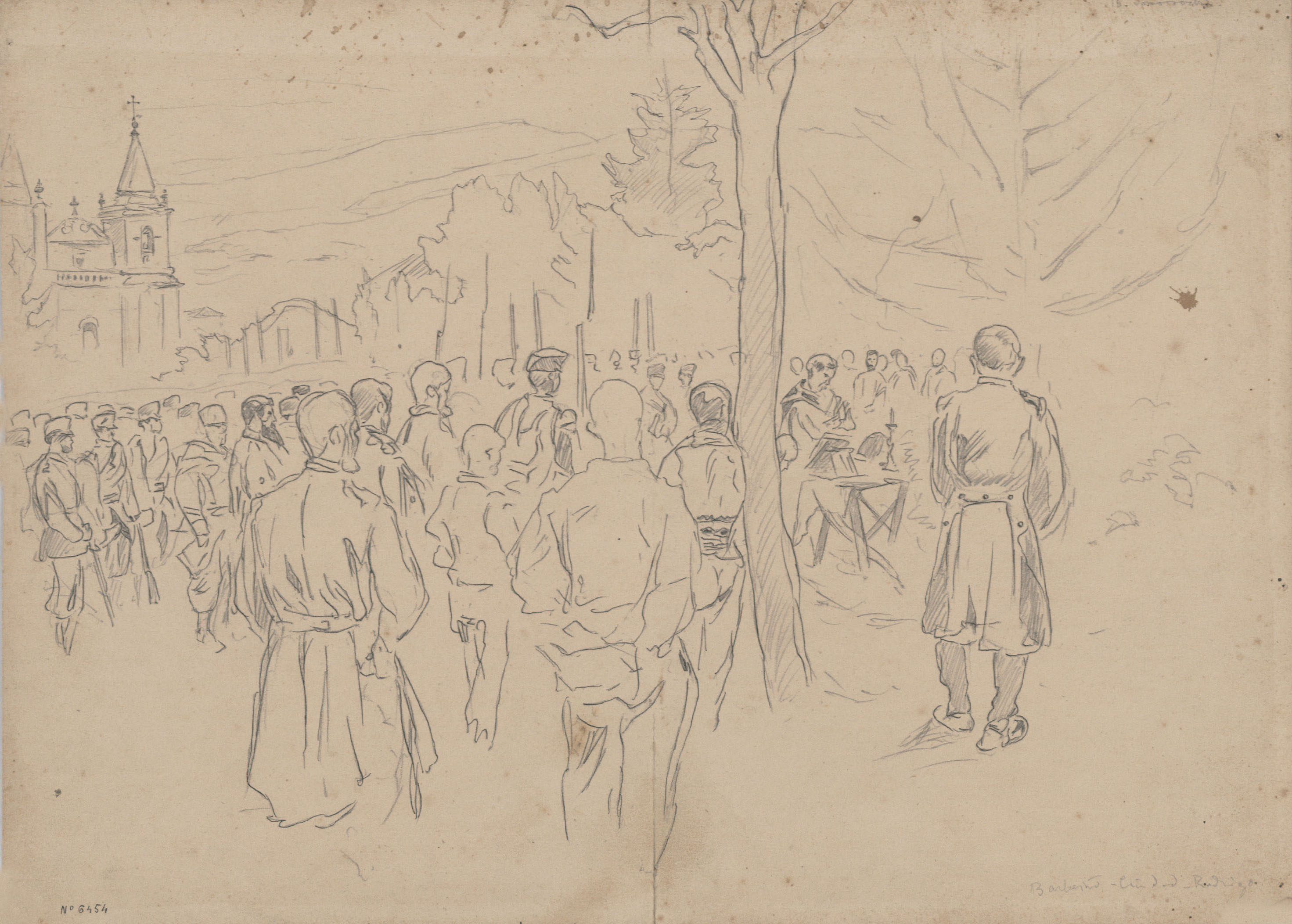 image for: Josep Lluís Pellicer - Missa de campanya - Cap a 1872-1876